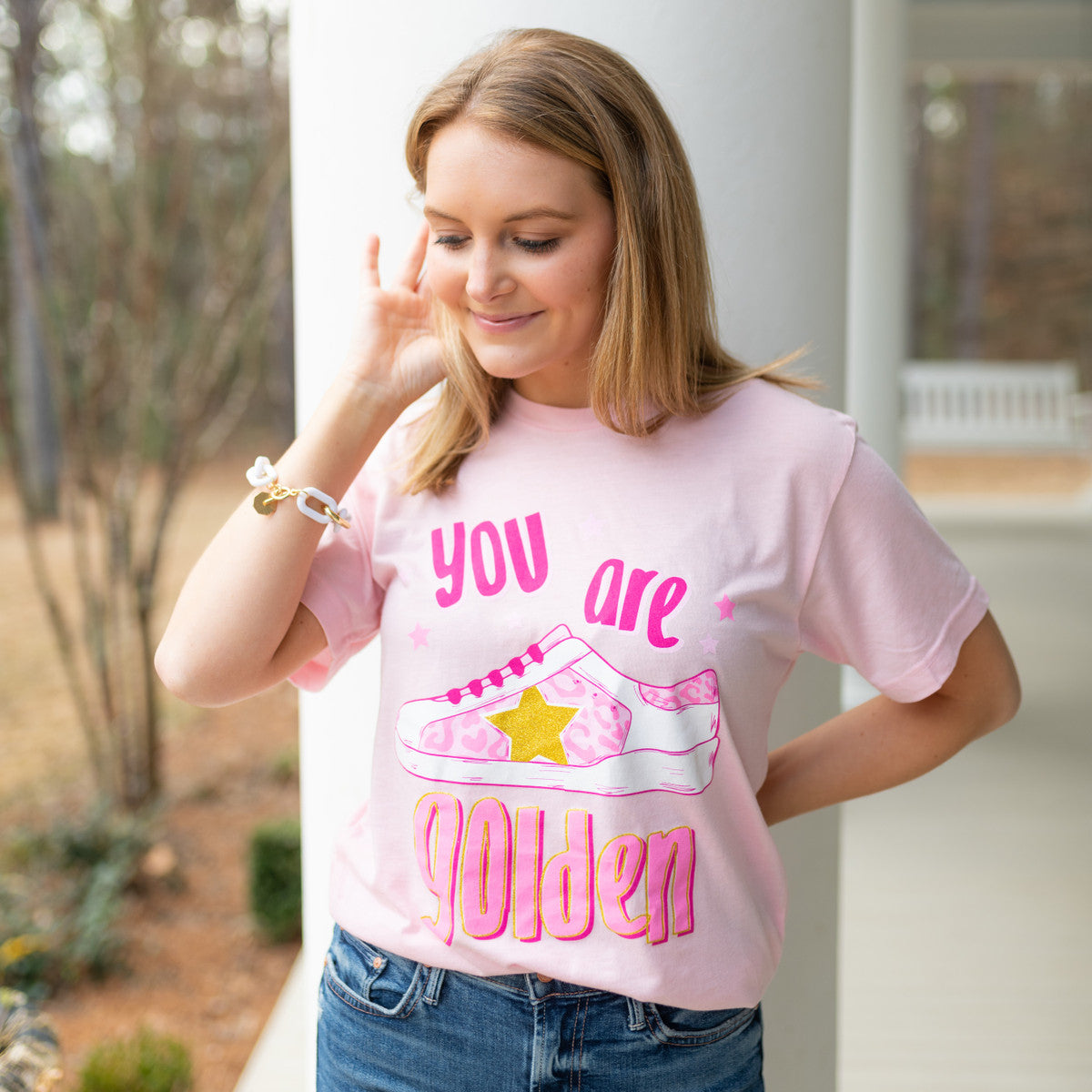 YOU ARE GOLDEN SHORT SLEEVE TEE