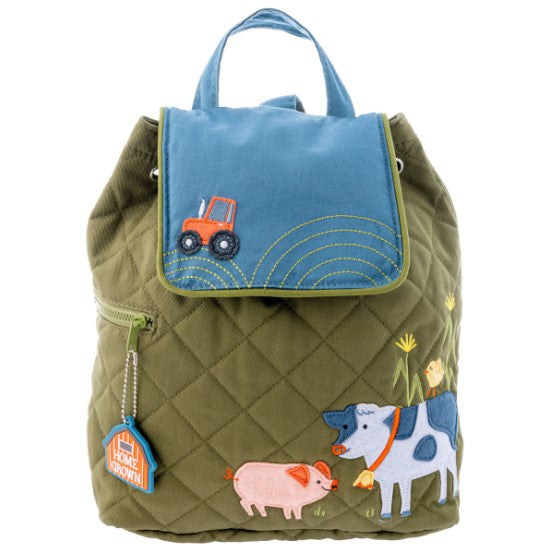 QUILTED BACKPACK - FARM