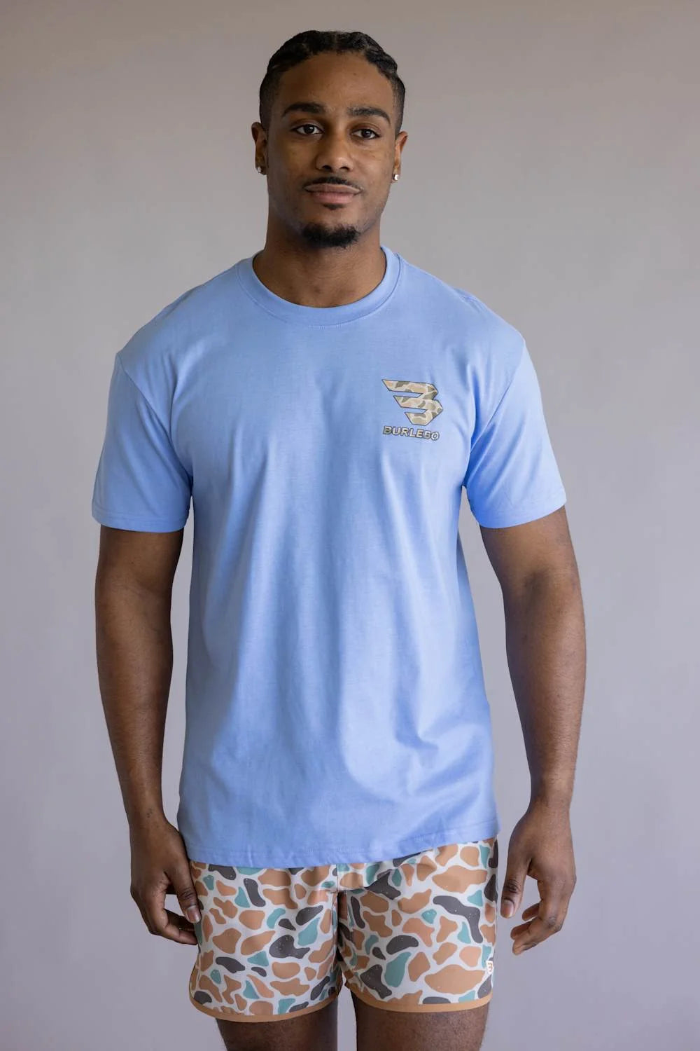 MALLARD CAMO DOG - PERIWINKLE BLUE