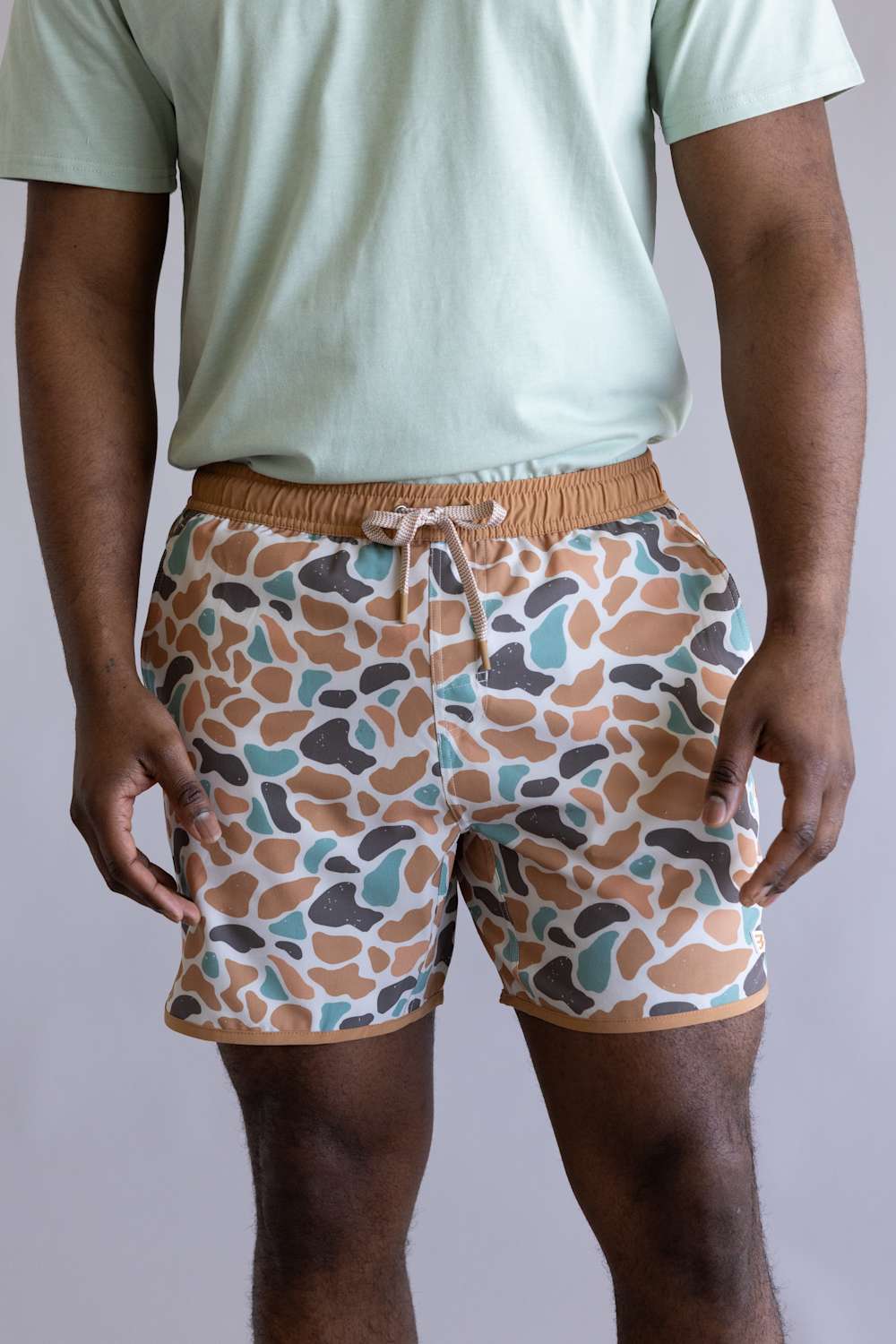 BAYSIDE CAMO SWIM TRUNKS
