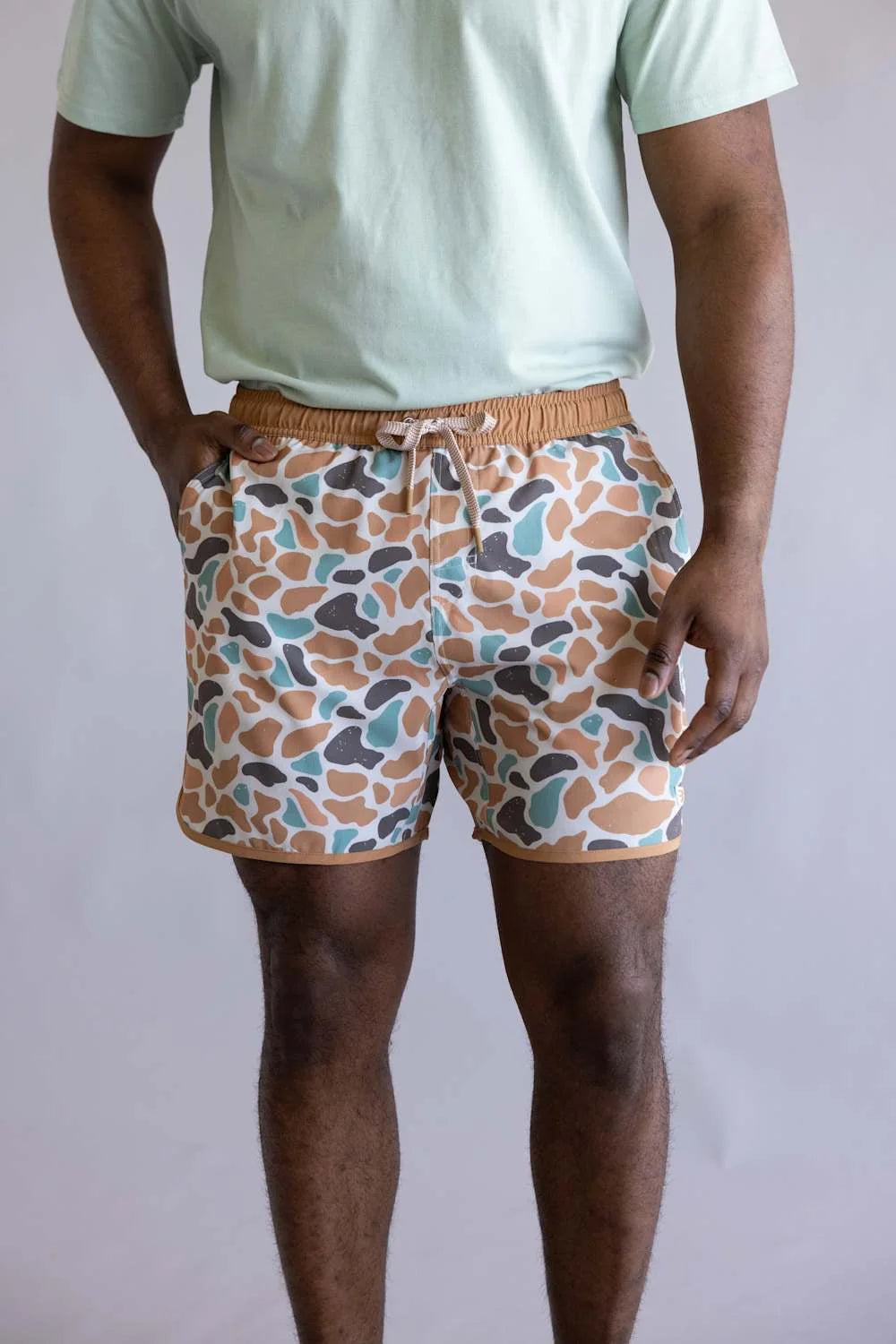 BAYSIDE CAMO SWIM TRUNKS