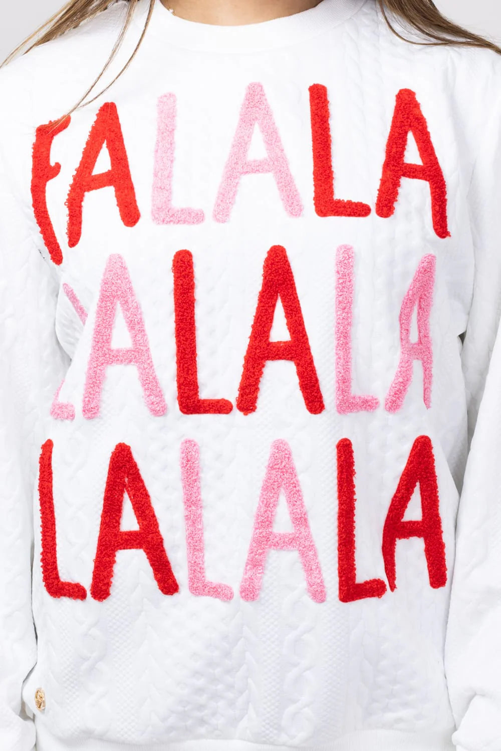 YOUTH - BRAIDED CREWNECK SWEATER - FALALA