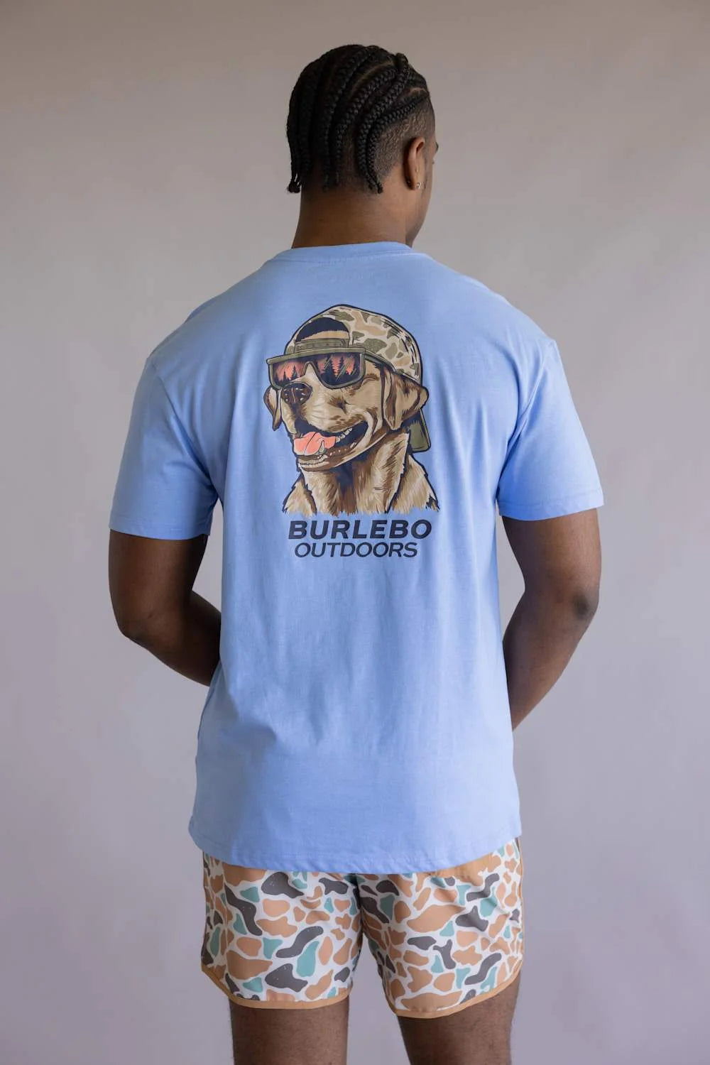 MALLARD CAMO DOG - PERIWINKLE BLUE
