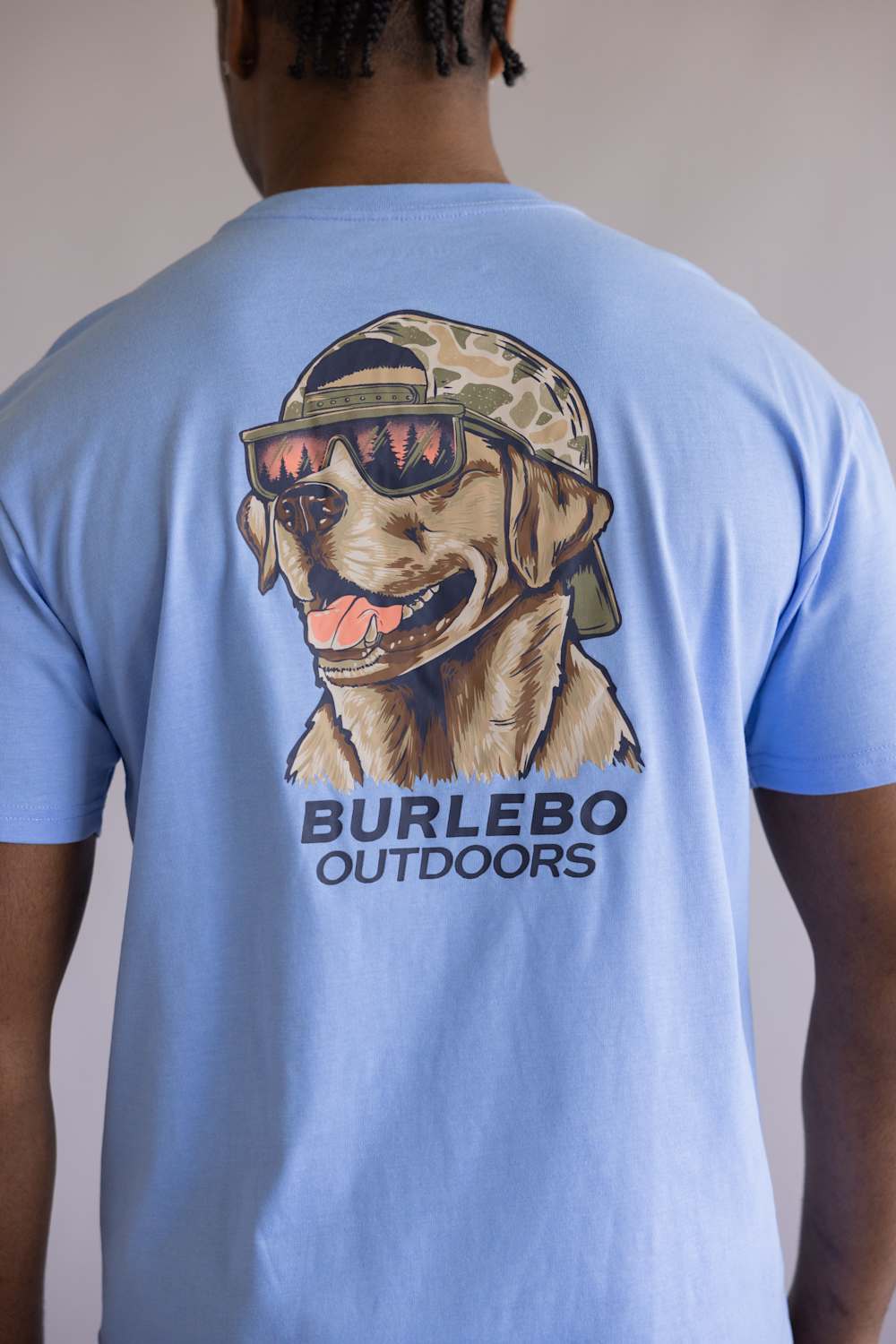 MALLARD CAMO DOG - PERIWINKLE BLUE