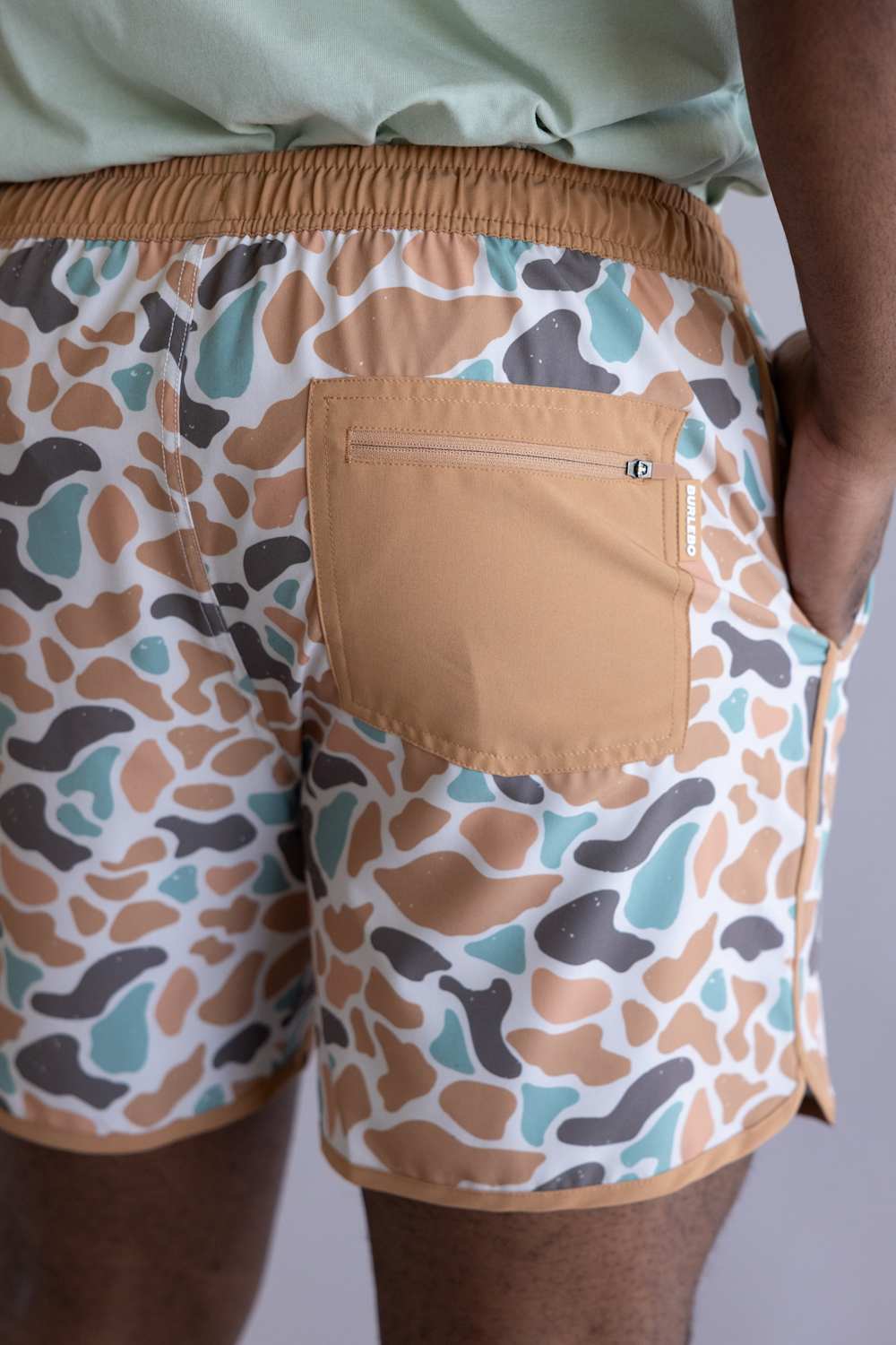 BAYSIDE CAMO SWIM TRUNKS