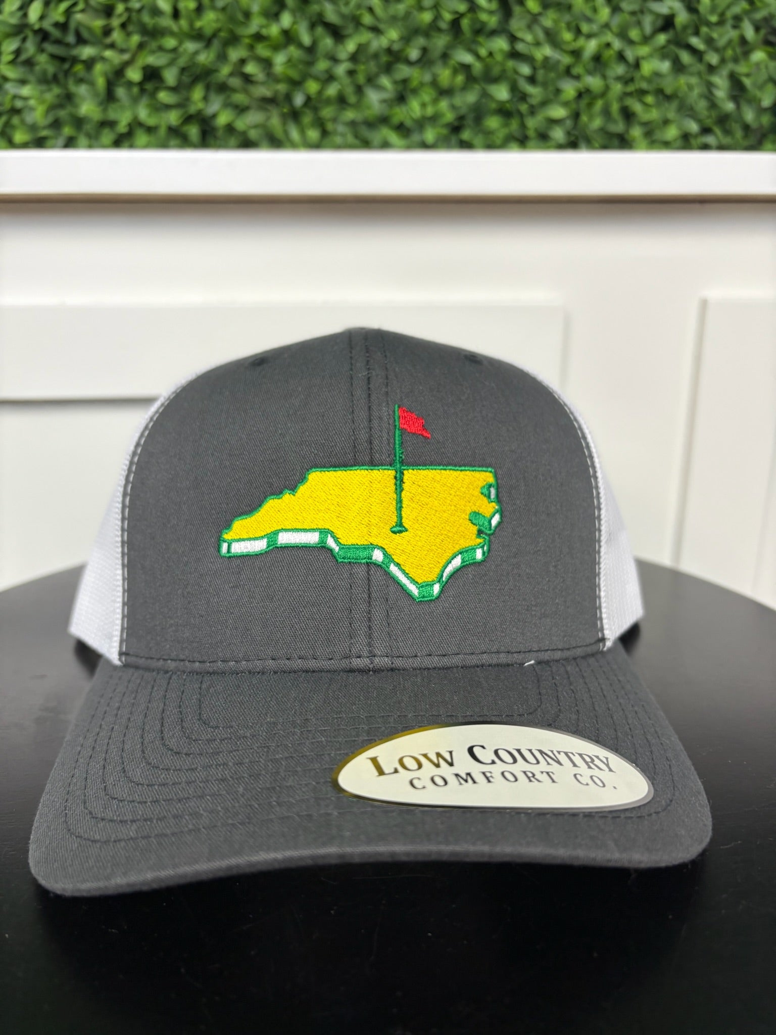 NC GOLF HAT - CHARCOAL/WHITE
