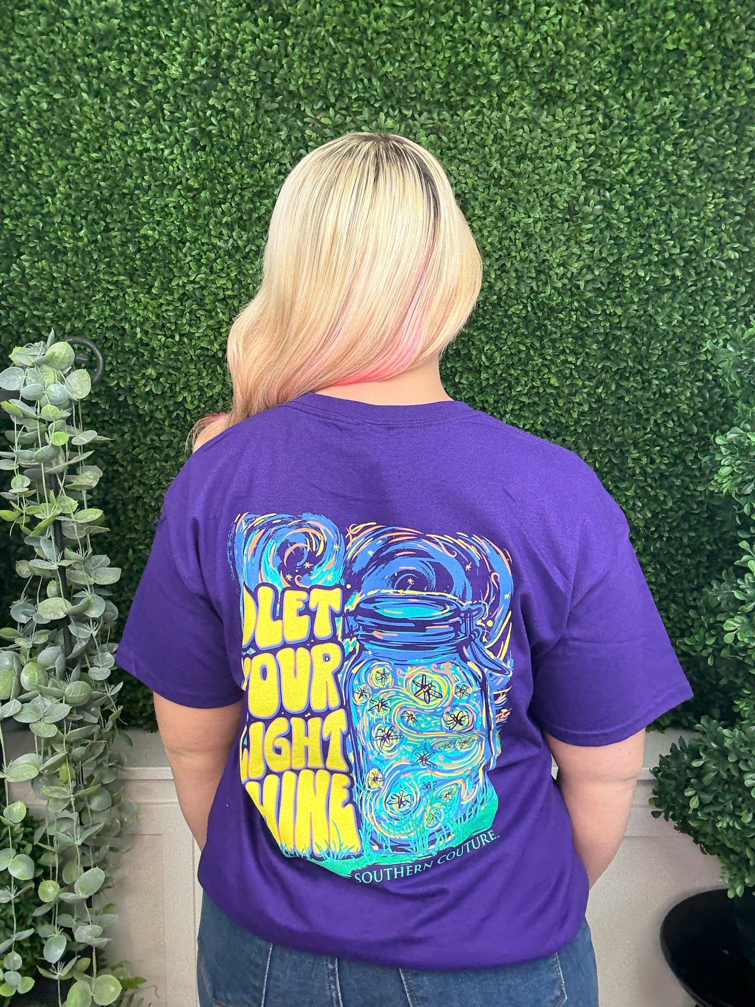 LET YOUR LIGHT SHINE FIREFLY SS - PURPLE