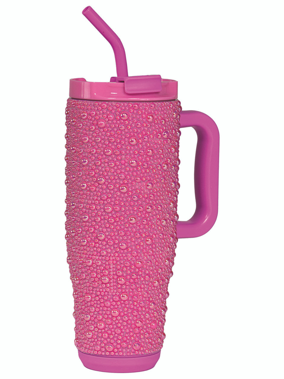 40OZ RHINESTONE TUMBLER WITH STRAW (0125)