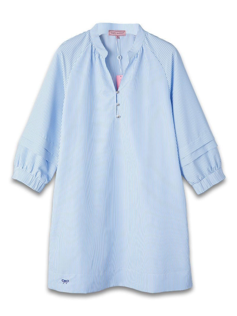 YOUTH - SUCKER DRESS - BUTTON - BLUE