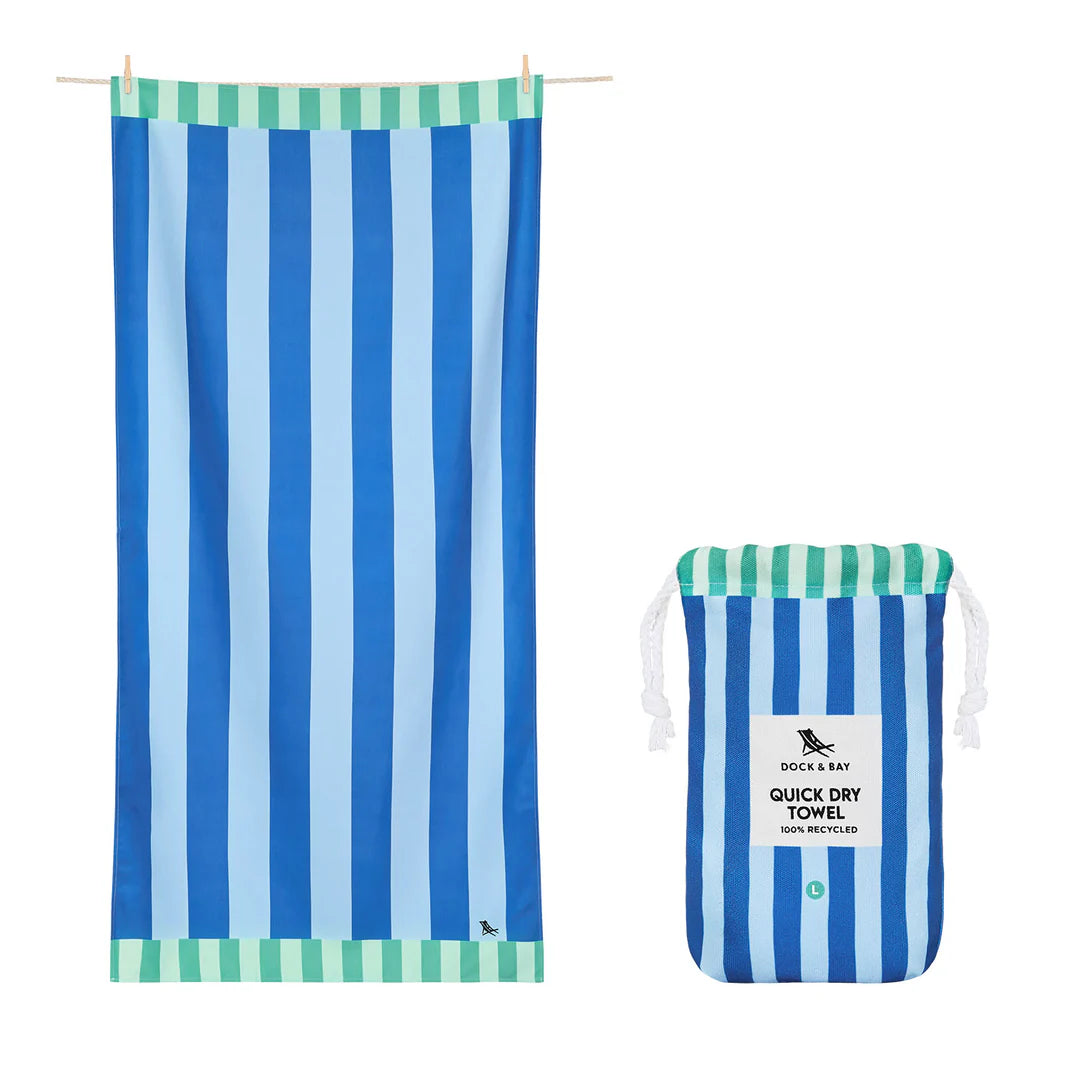 QUICK DRY TOWEL BLUE SKY LARGE