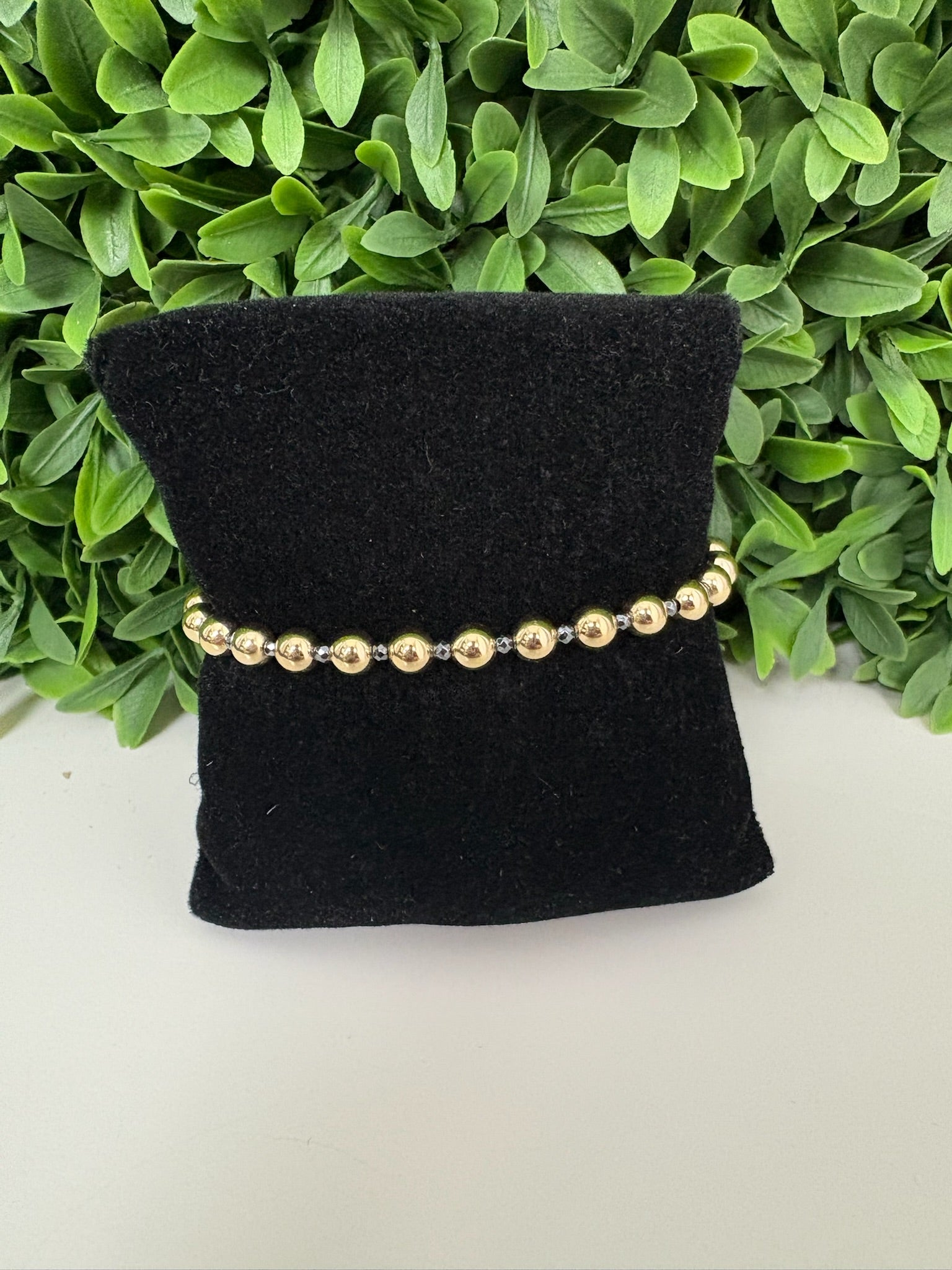 FACETED HEMATITE GRATEFUL PATTERN 5MM