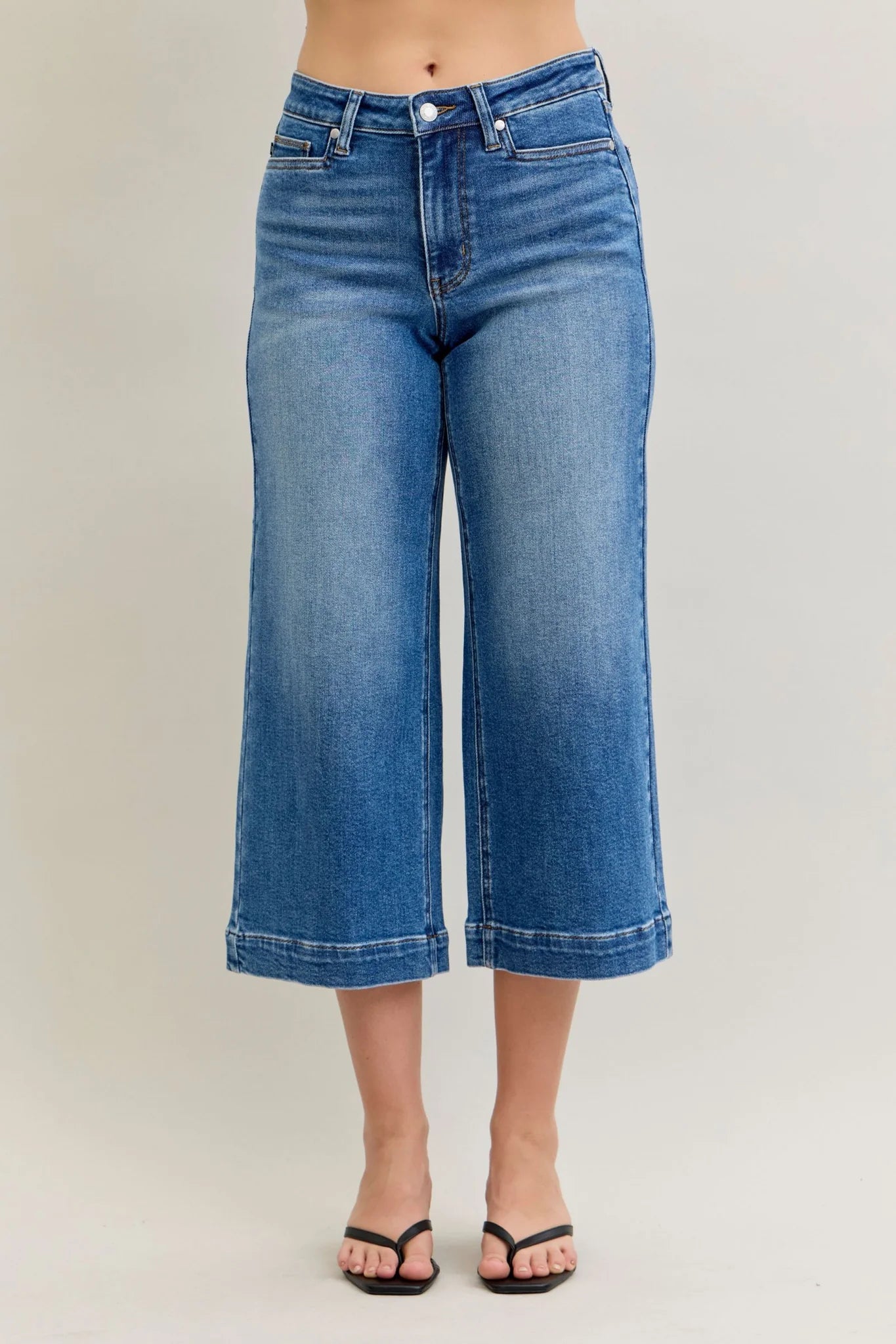 MR WIDE CROP VINTAGE PKTS & WIDE HEM - MEDIUM