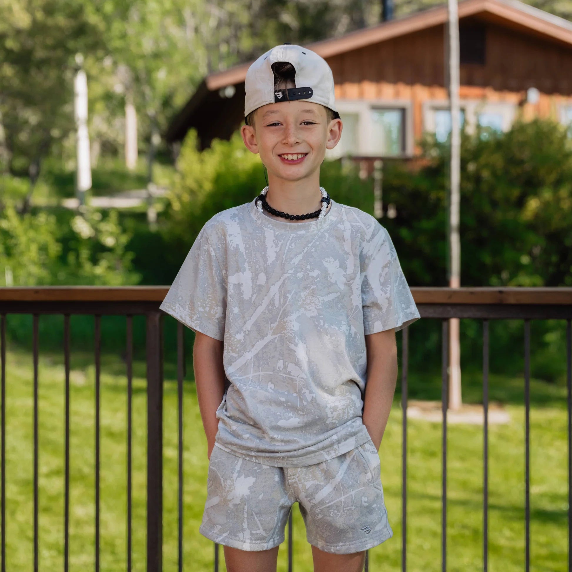 YOUTH VINTAGE WASHED TEE - DRIFTER CAMO