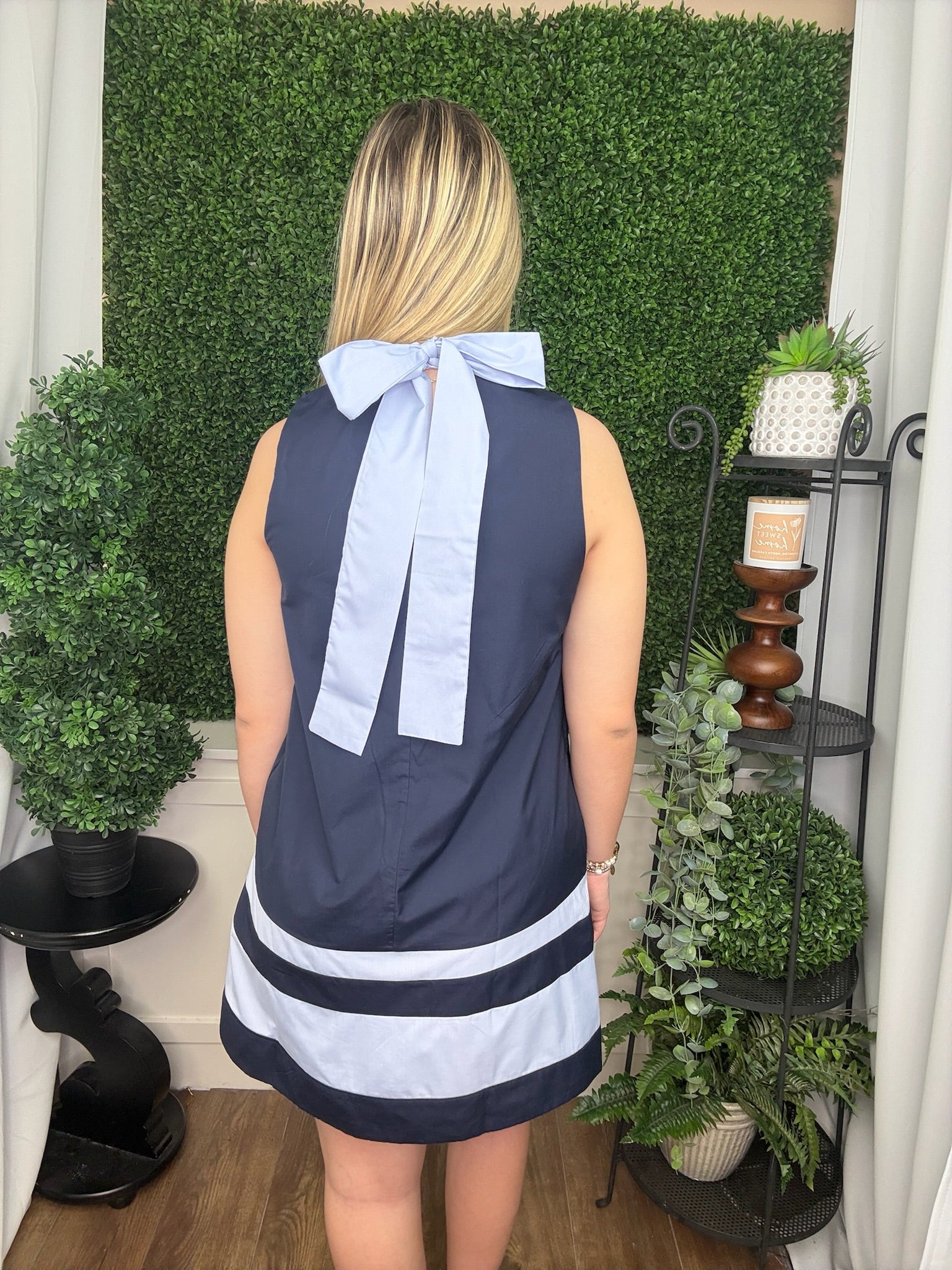 SLEEVELESS MINI DRESS