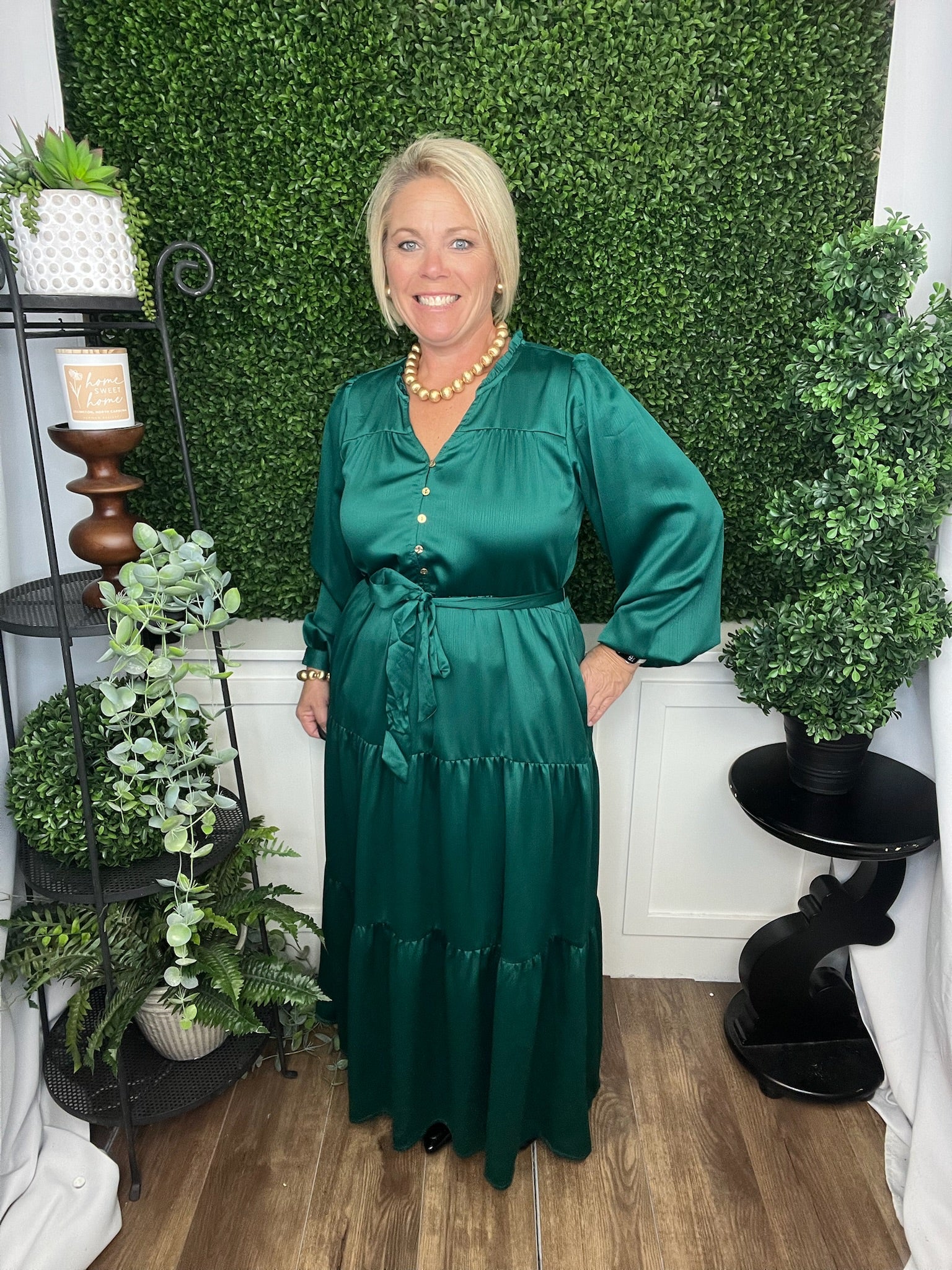 GRACELYN DRESS - ADVENTURINE