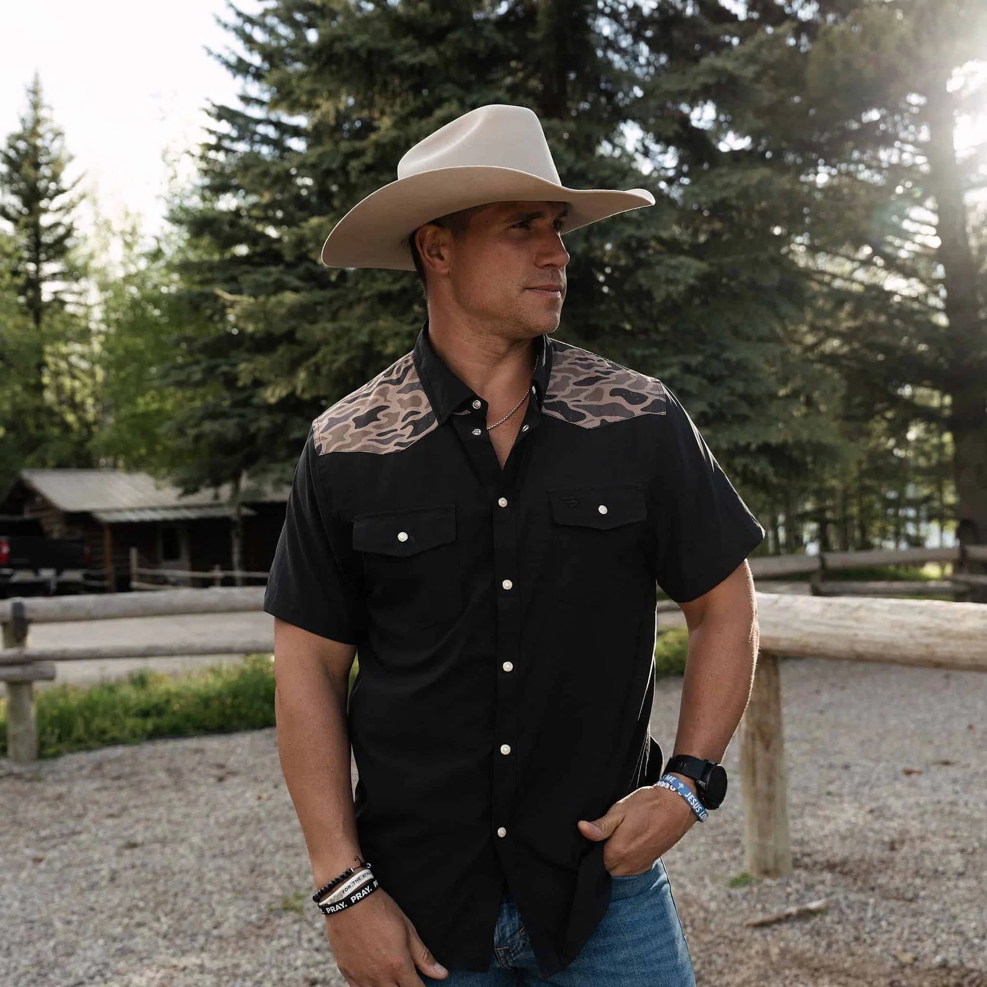 PERFORMANCE WESTERN SHIRT - DEER SEASON