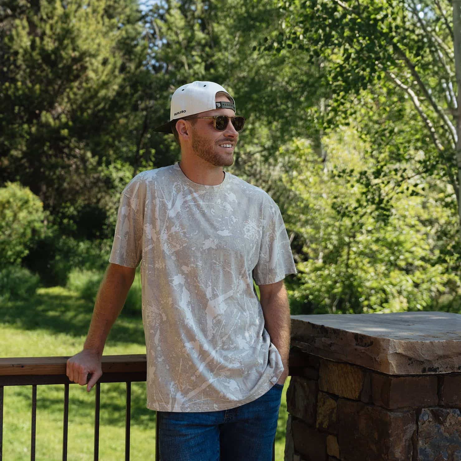 VINTAGE WASHED TEE - DRIFTER CAMO