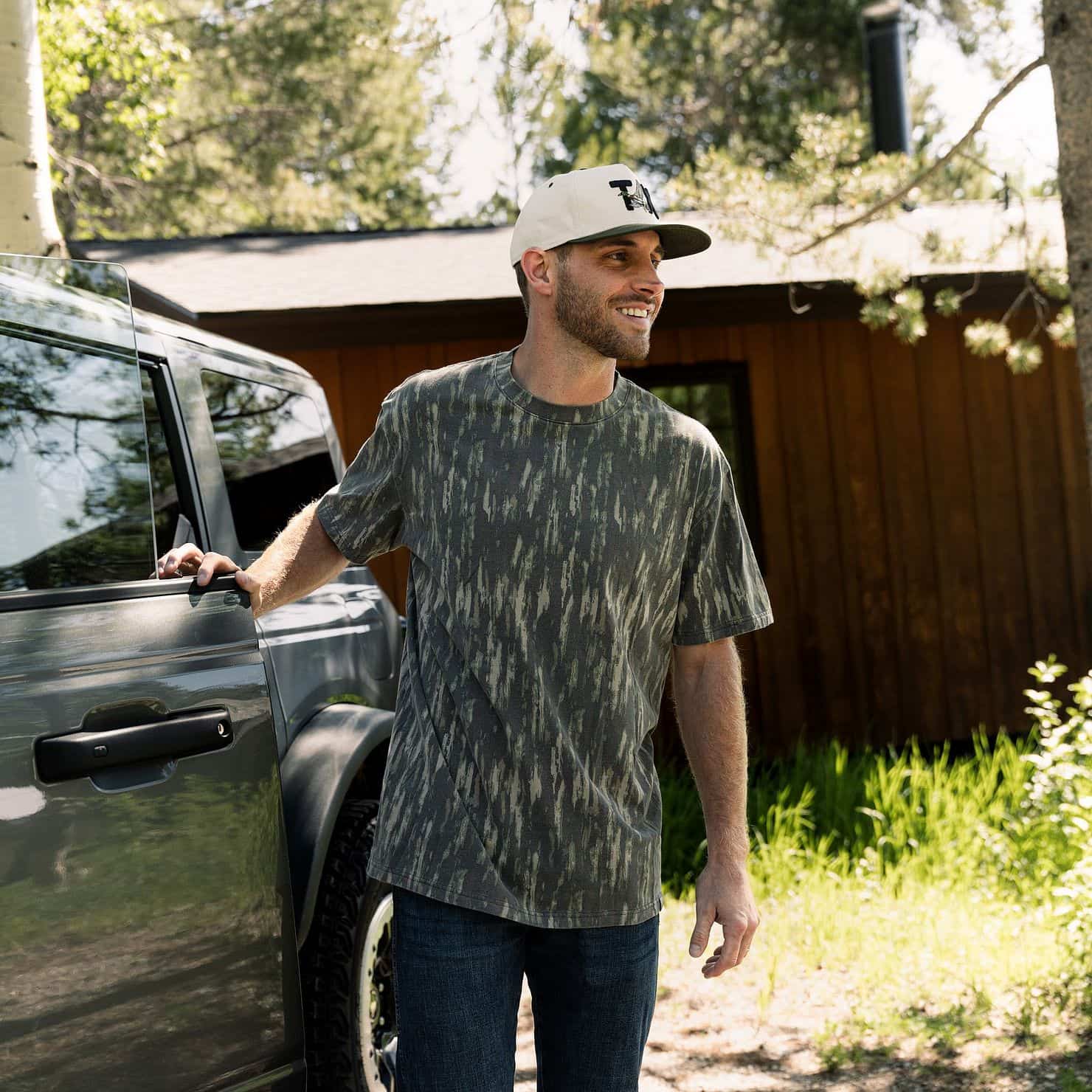 VINTAGE WASHED TEE - MIDLAND CAMO
