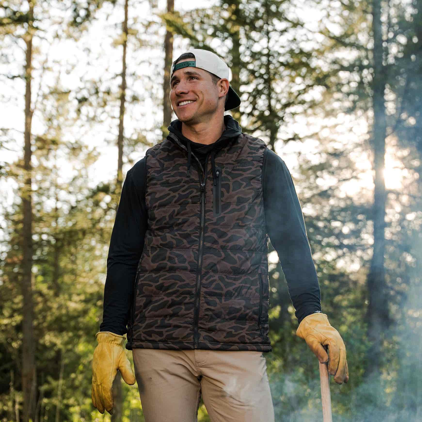 PUFFER VEST - BENDITA CAMO