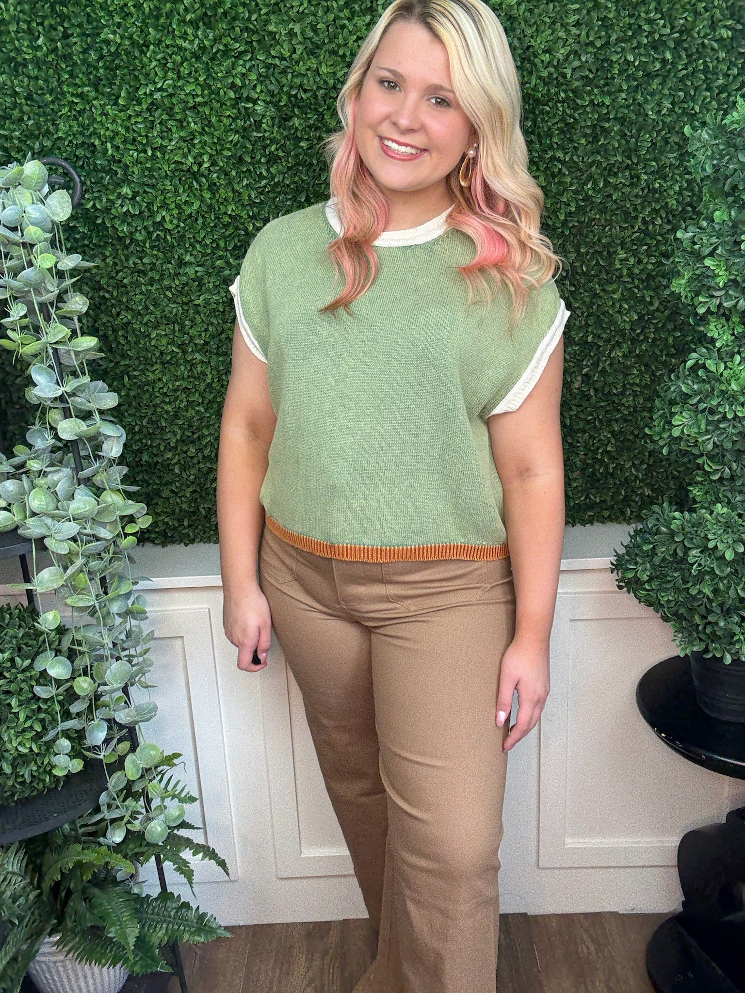 SOFT WASHED WIE LEG PANTS - COCO