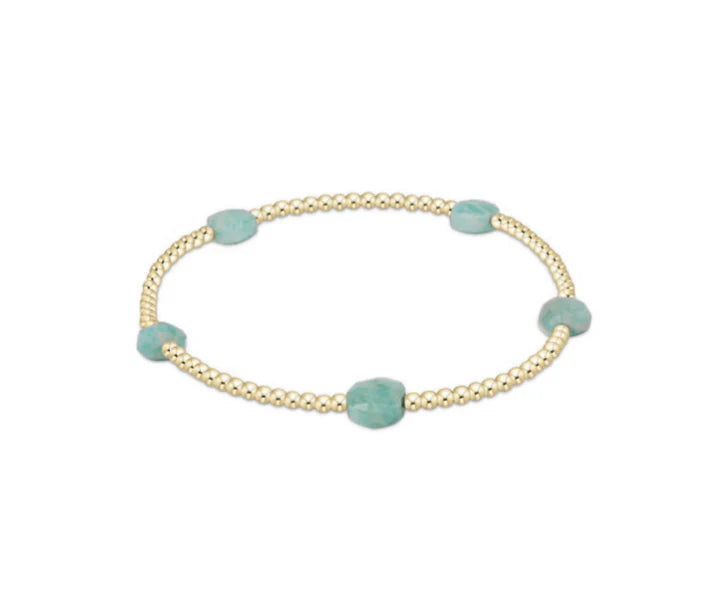 Admire Small Gem 2mm Gold Bracelet