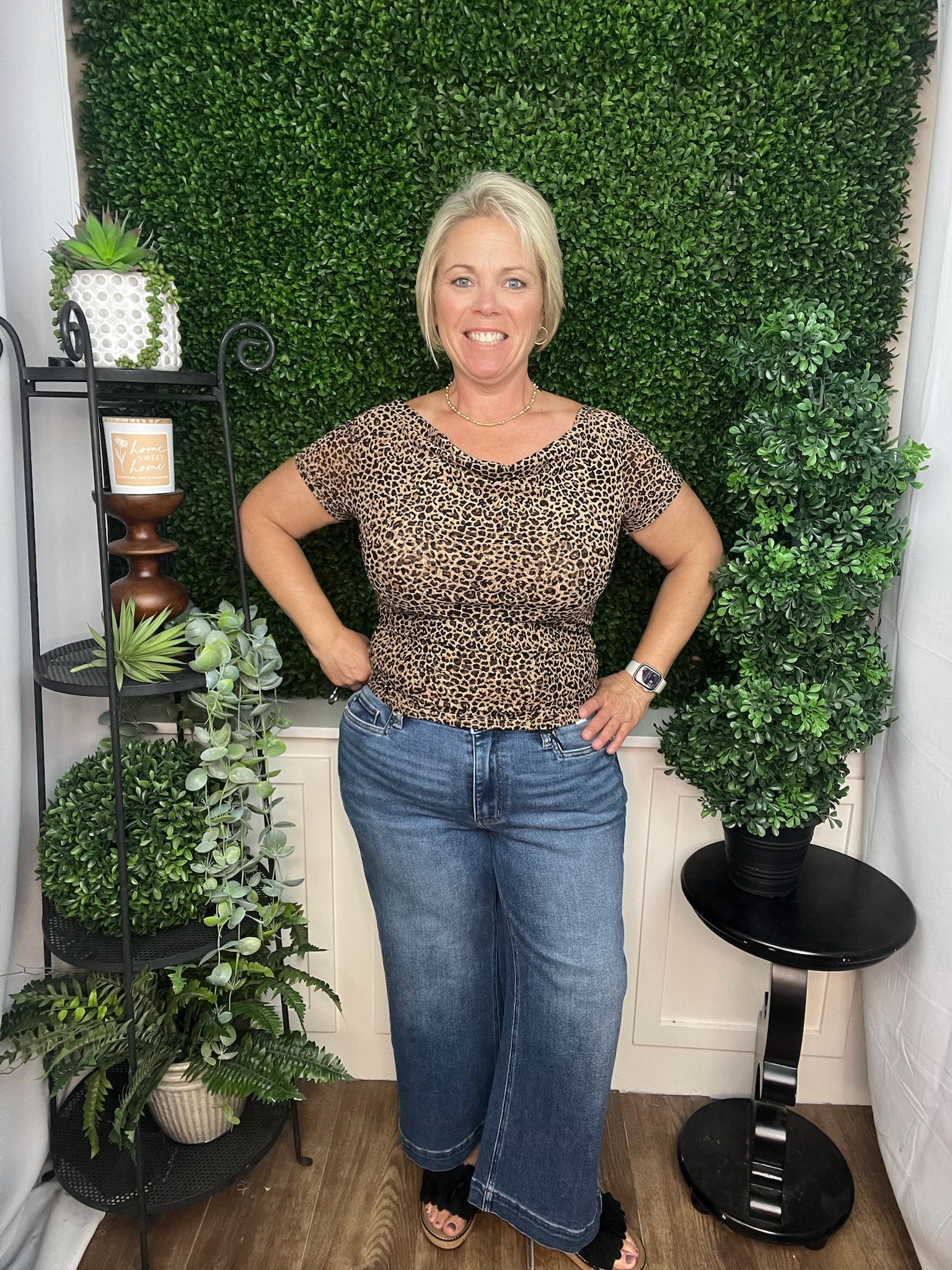 Savannah Breeze Animal Print Top