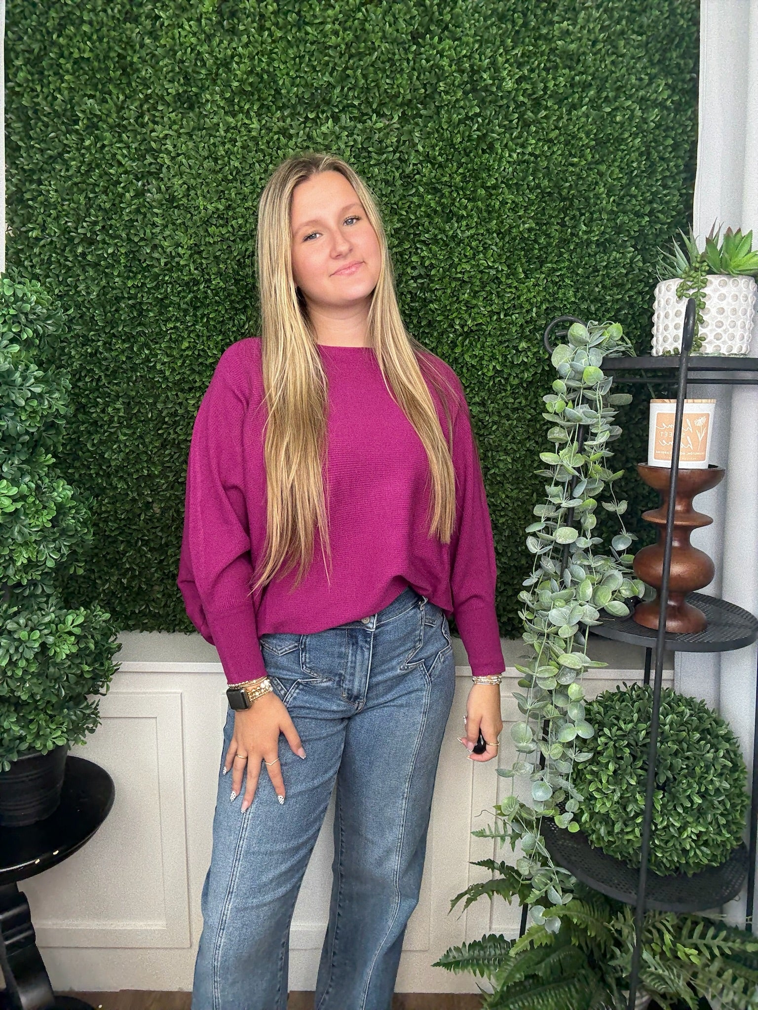 DOLEMAN PULLOVER - PURPLE