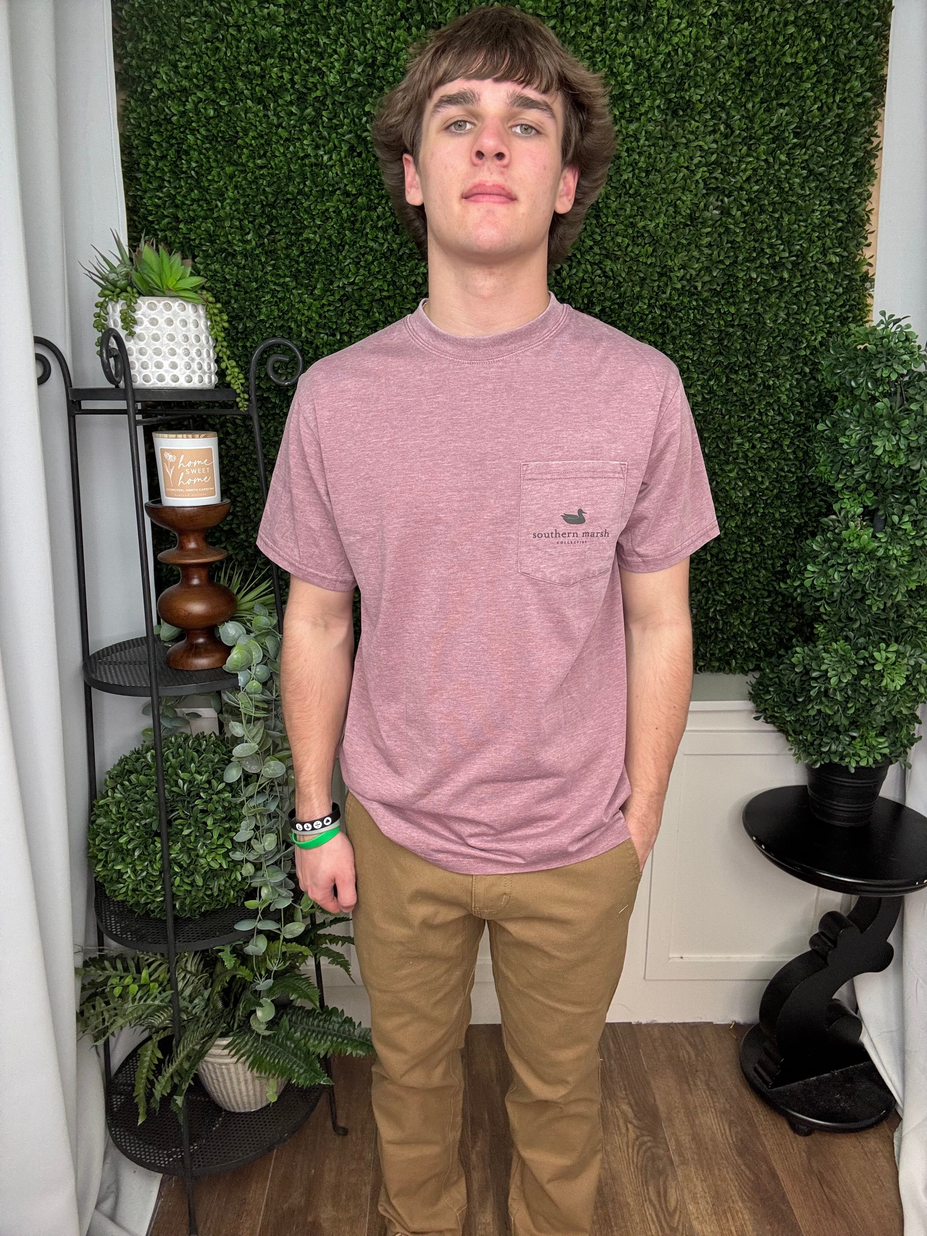 SEAWASH TEE - FIELD SKETCHES - WINE