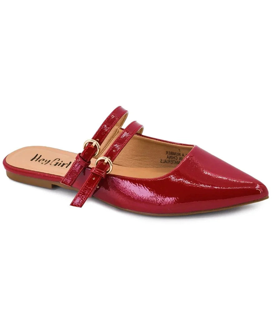 TAKE A NUMBER - RED PATENT