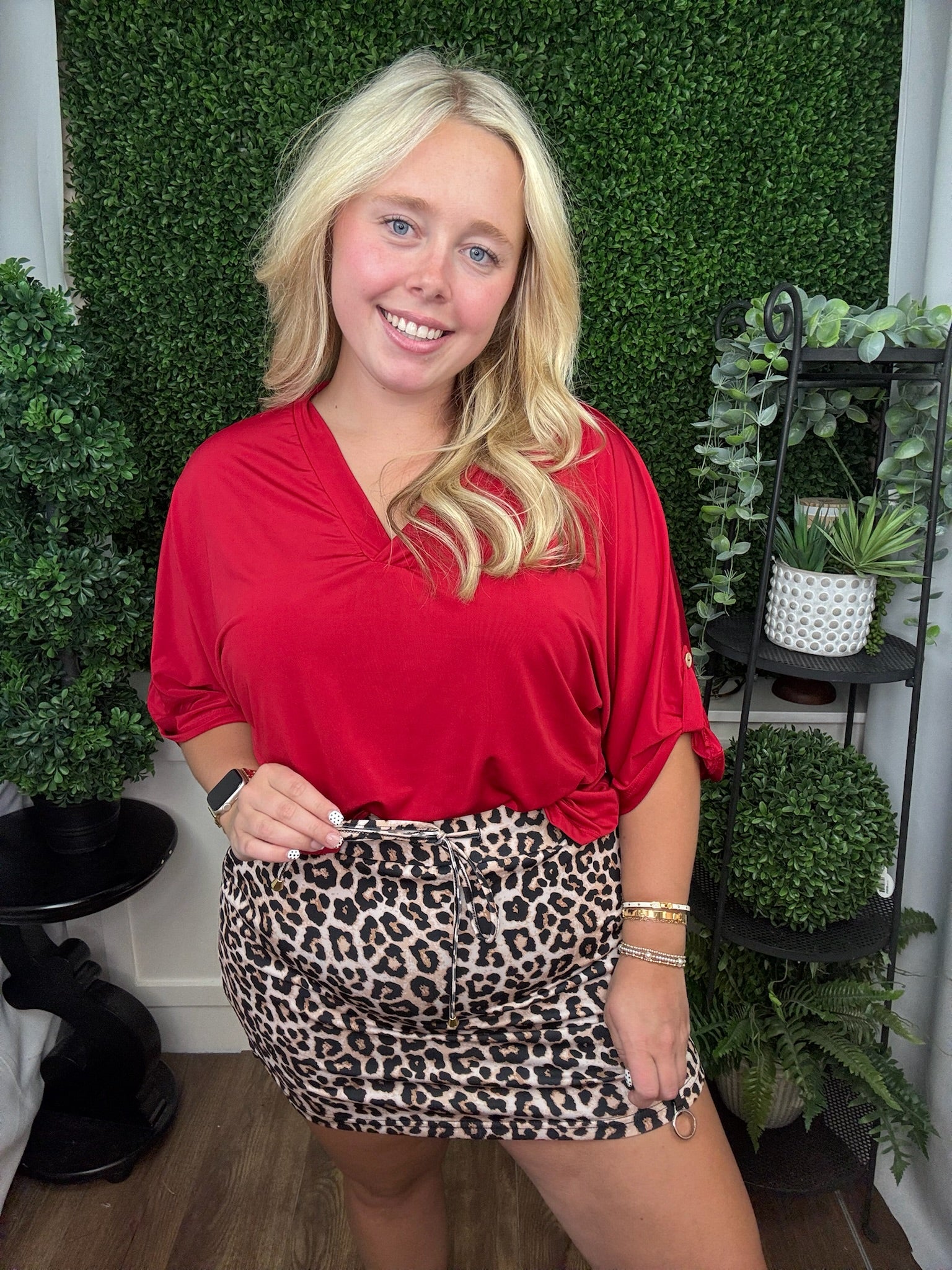 SAFARI CHIC LEOPARD SKORT