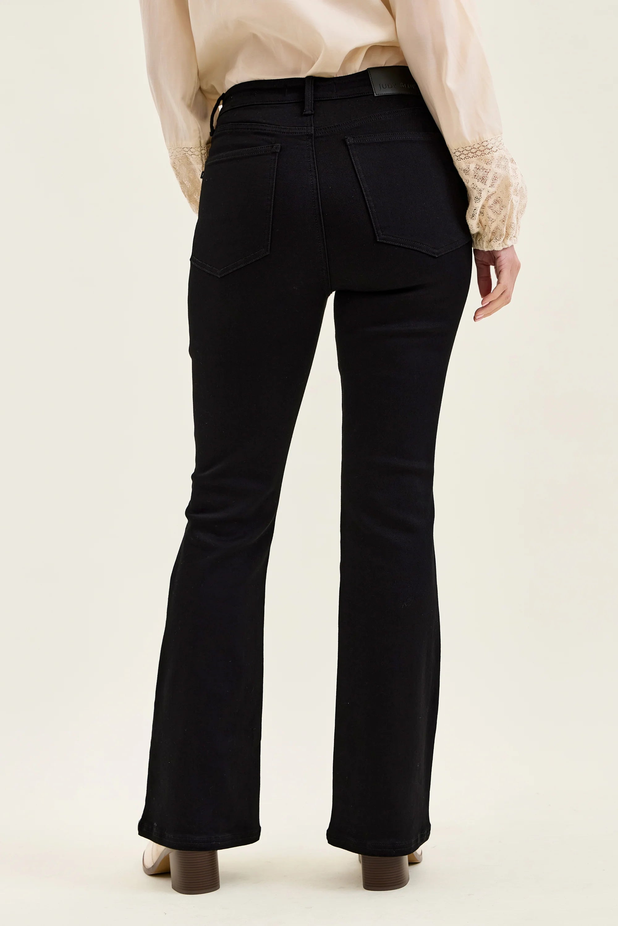 Petite - Black Bootcut Jeans