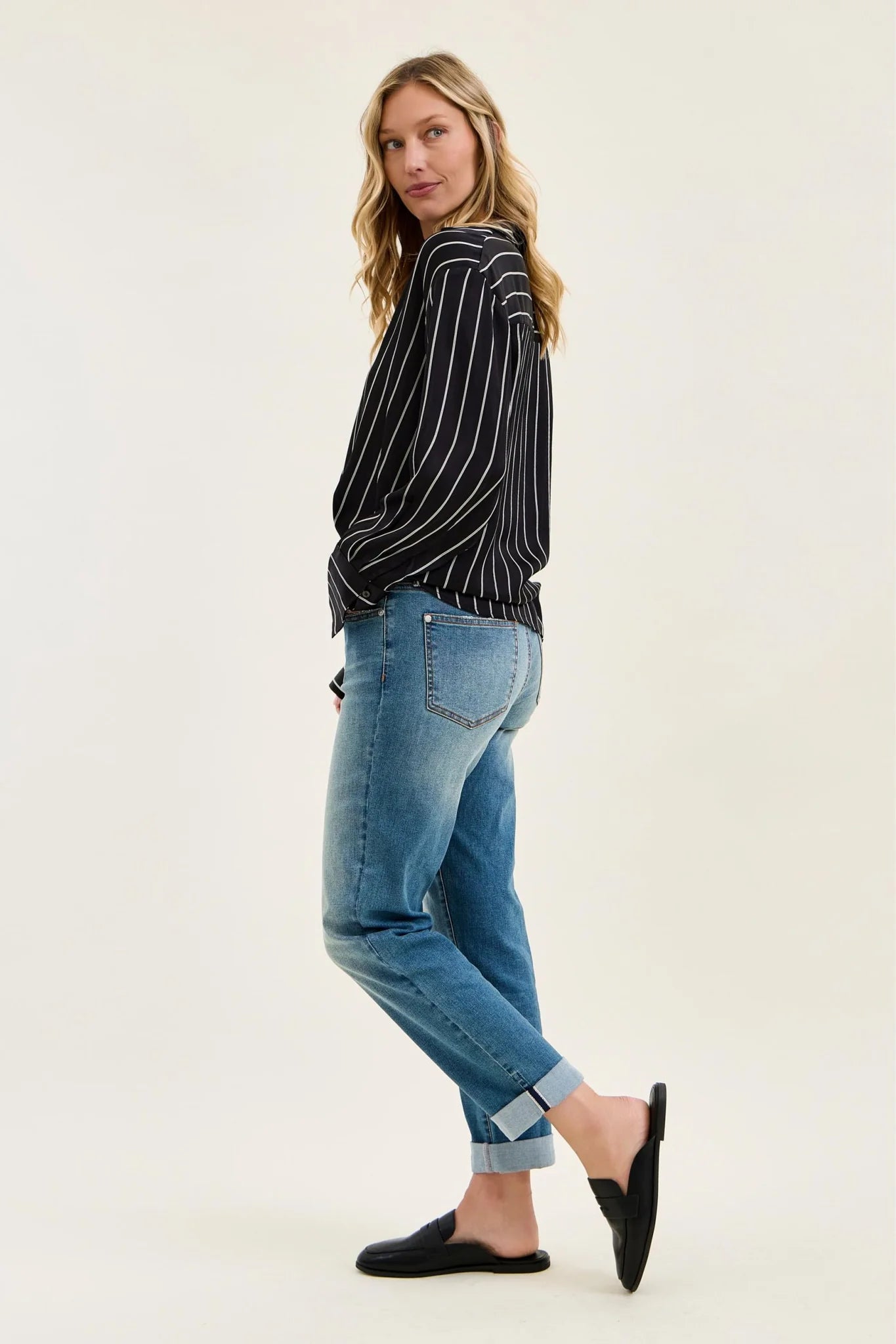 MR Boyfriend Cool Denim w/ Cross Back BI's