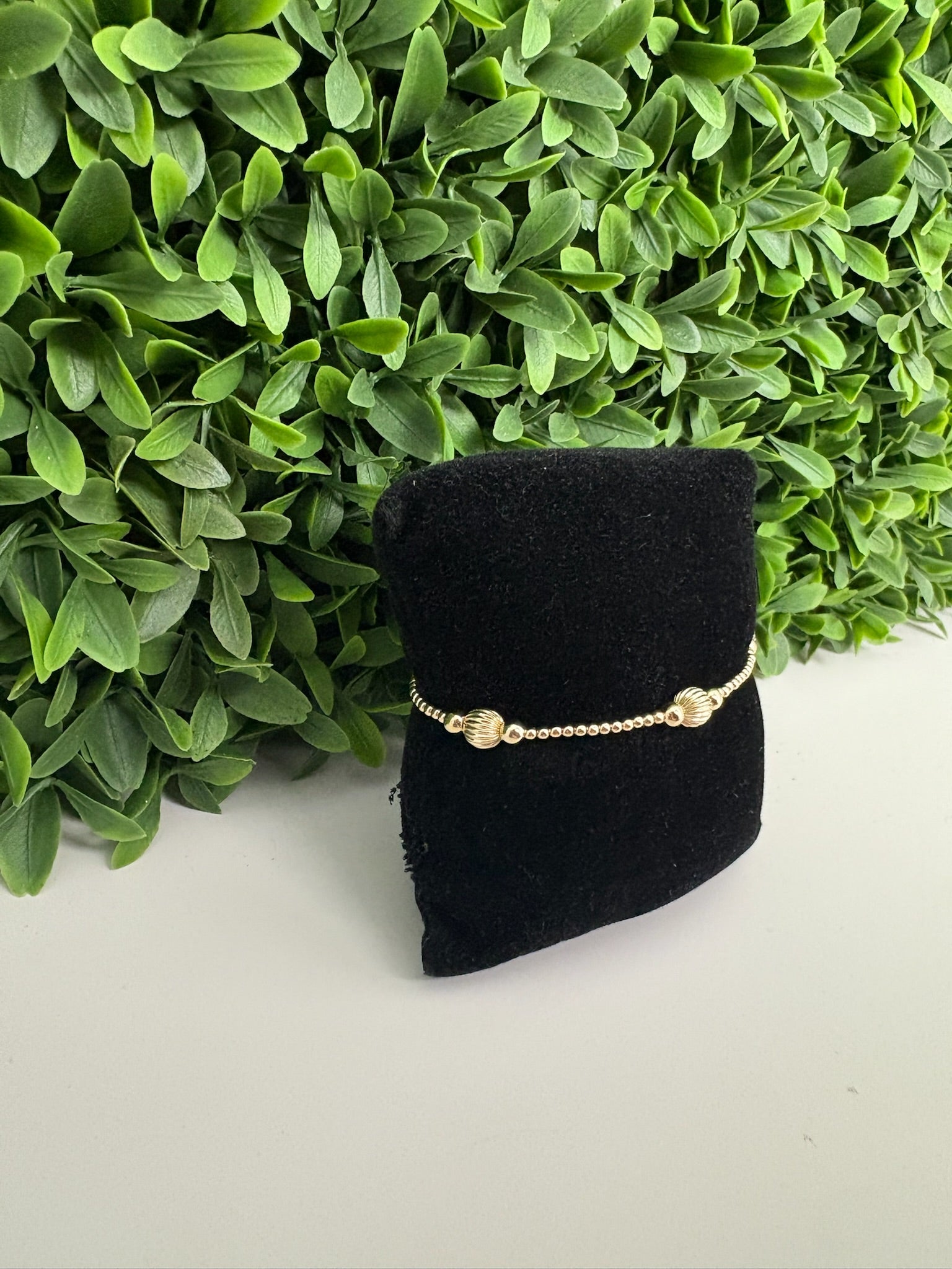 PURPOSE DIGNITY GOLD 6MM BEAD BRACELET