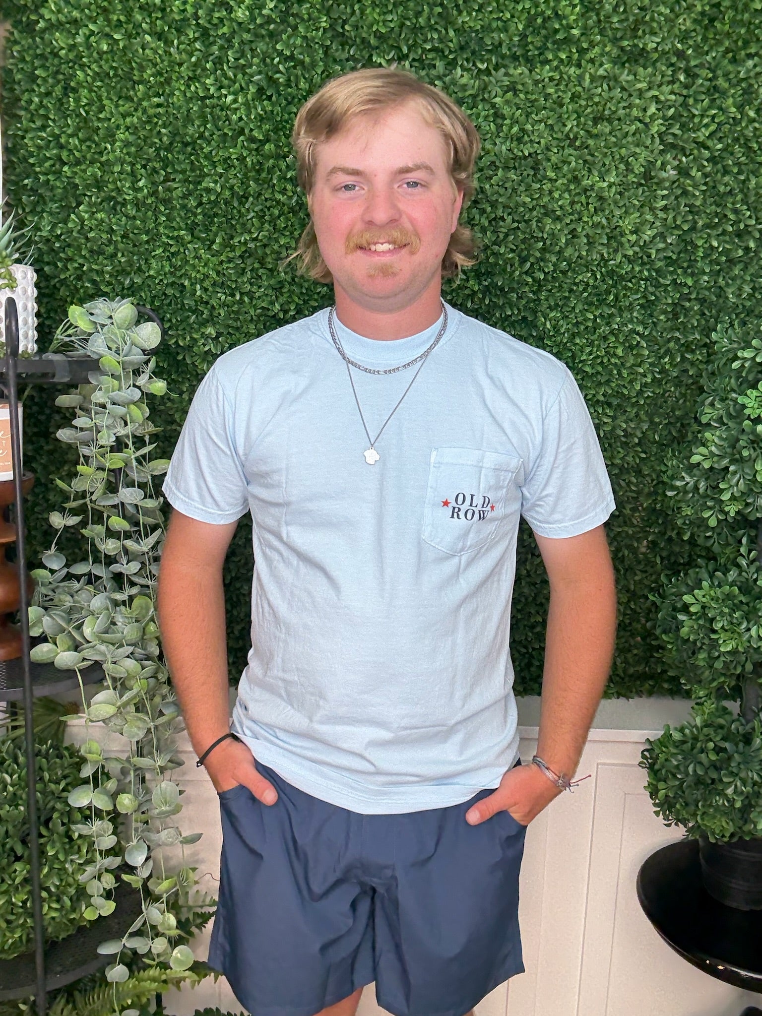 GBC JEEP USA POCKET TEE - CHAMBRAY