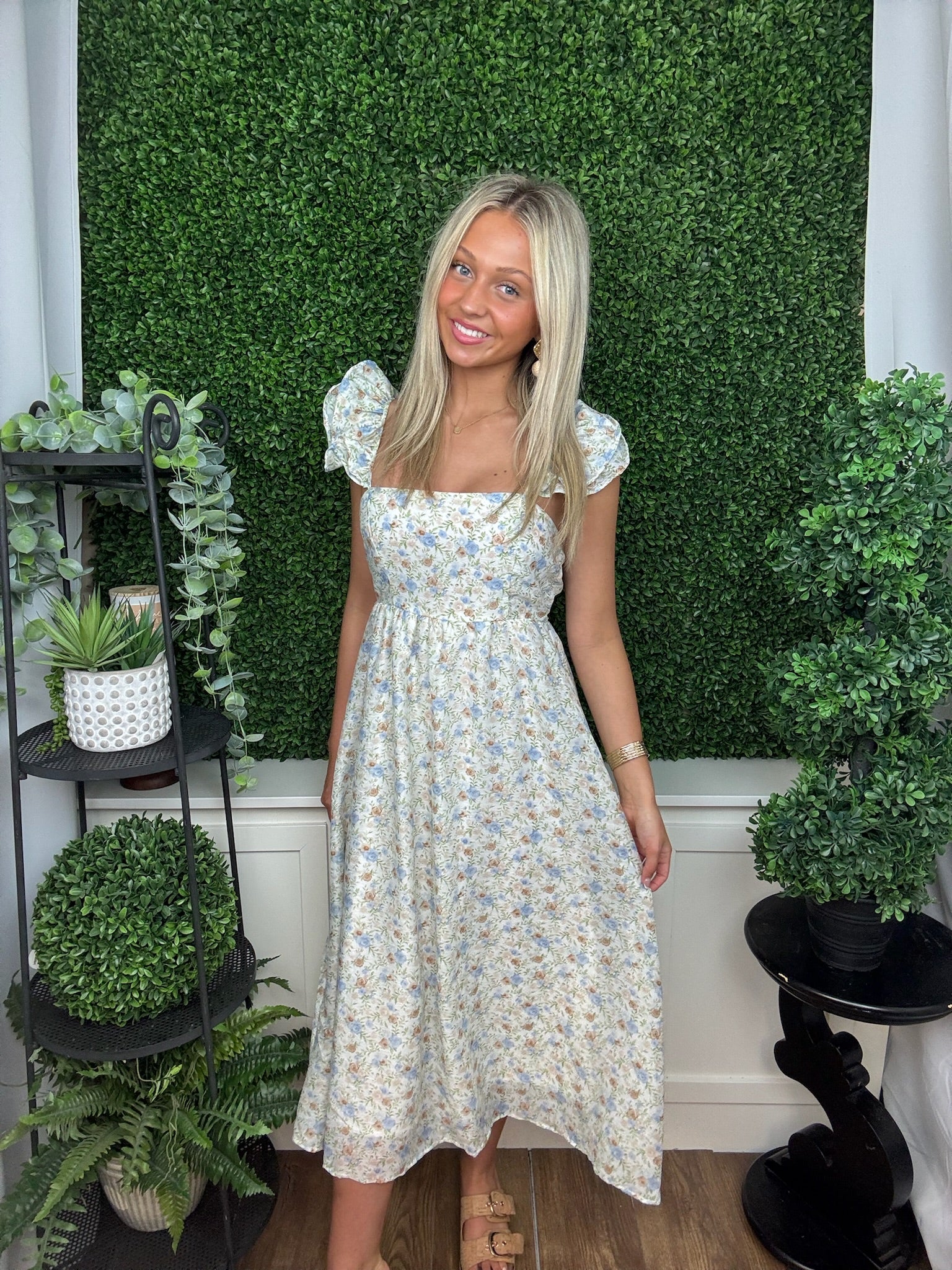 Romantic Floral Summer Sundress