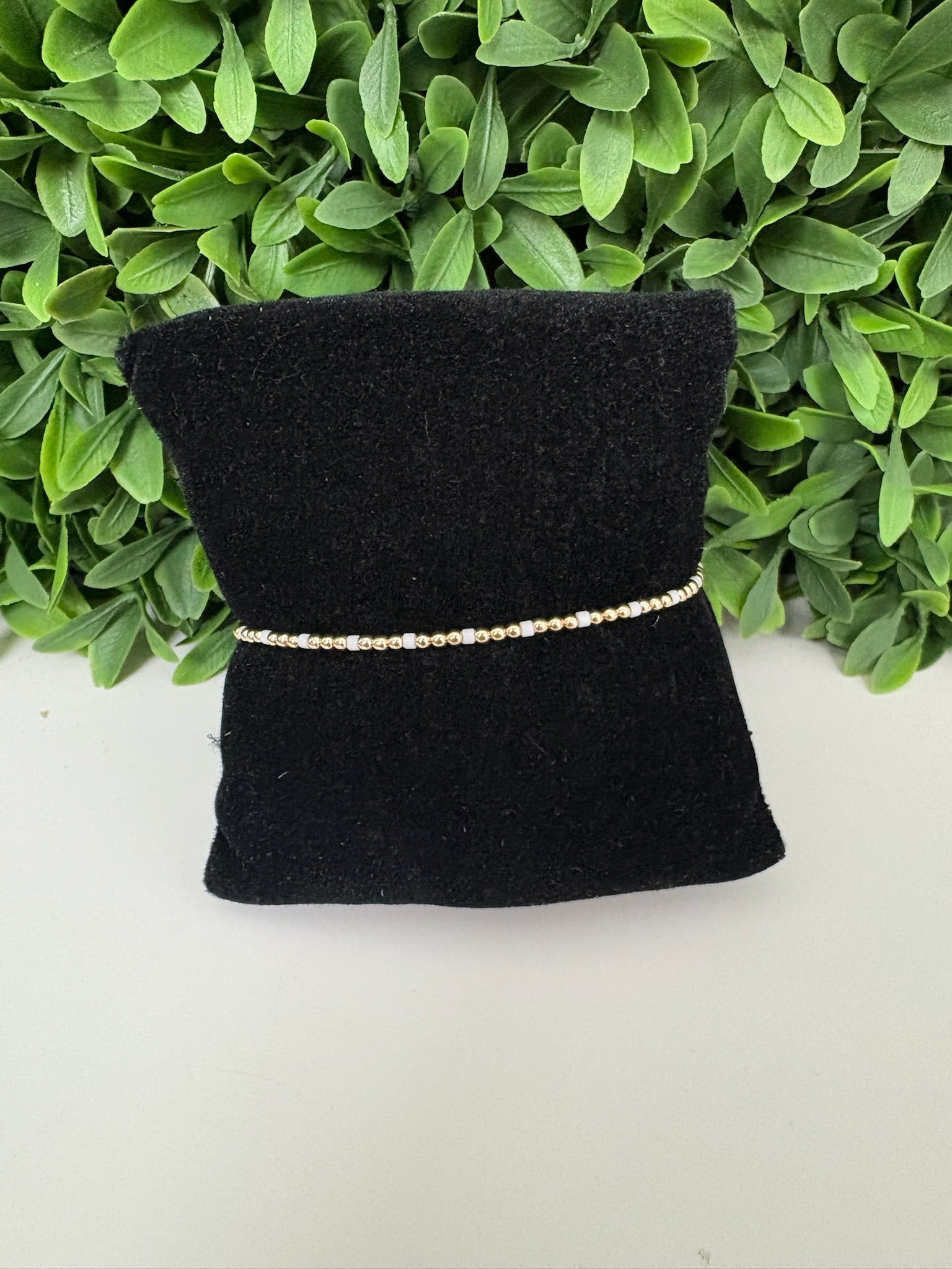 HOPE SINCERITY 2MM BEAD BRACELET - MILKSHAKE