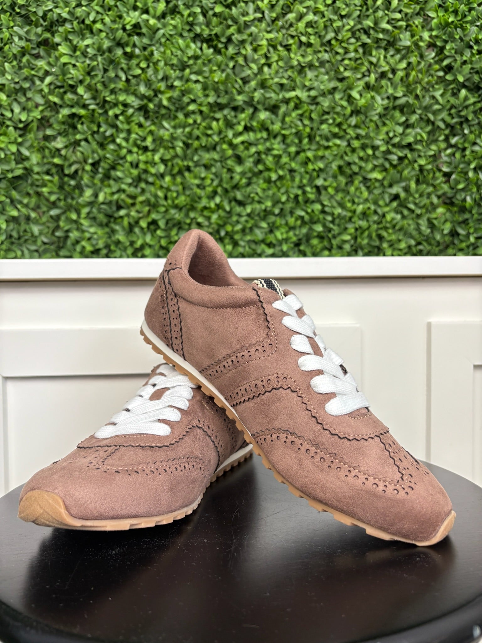 PENELOPE SNEAKER - TAUPE SUEDE