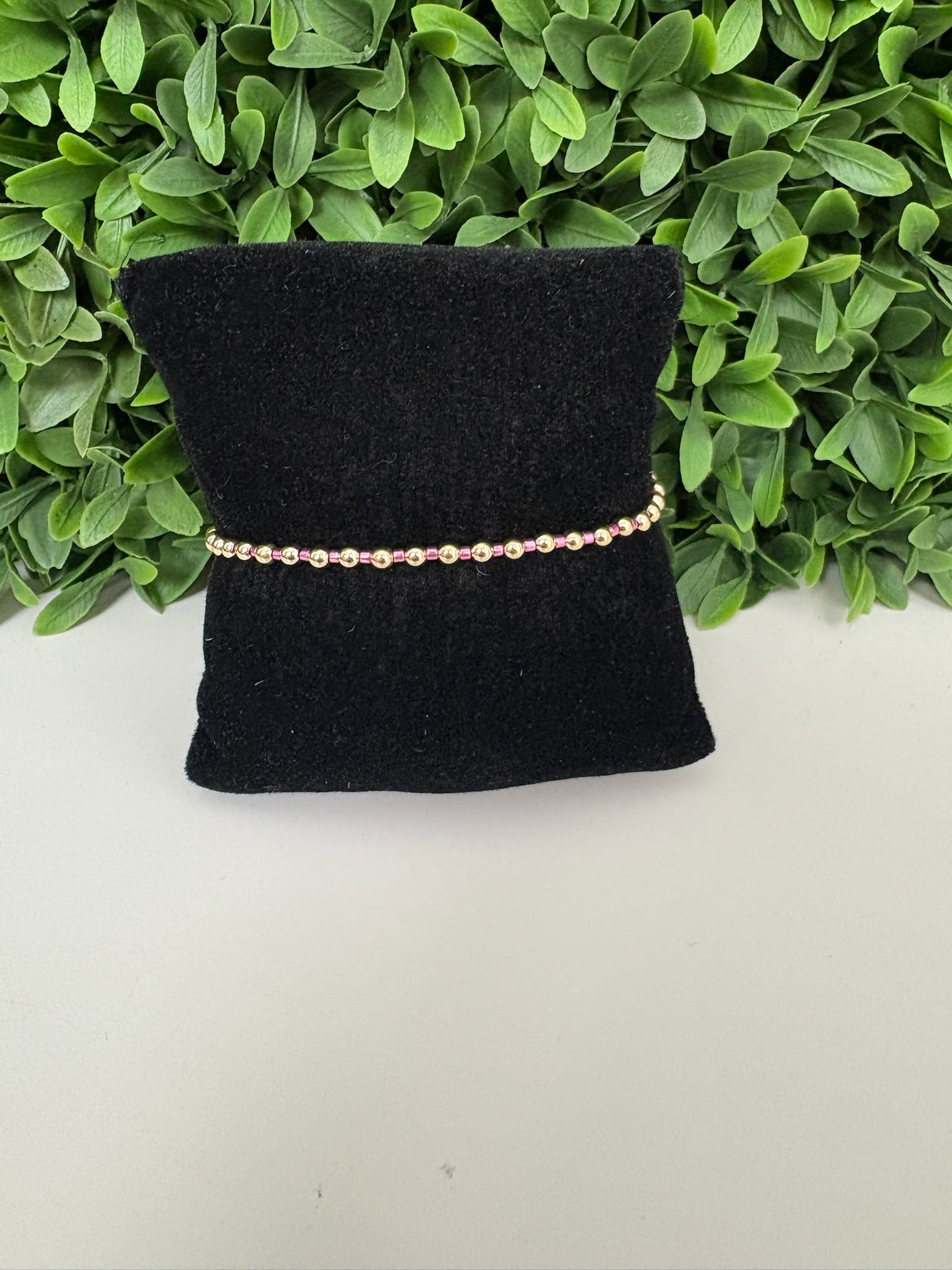 HOPE GRATEFUL BRACELET - PINK METALLIC