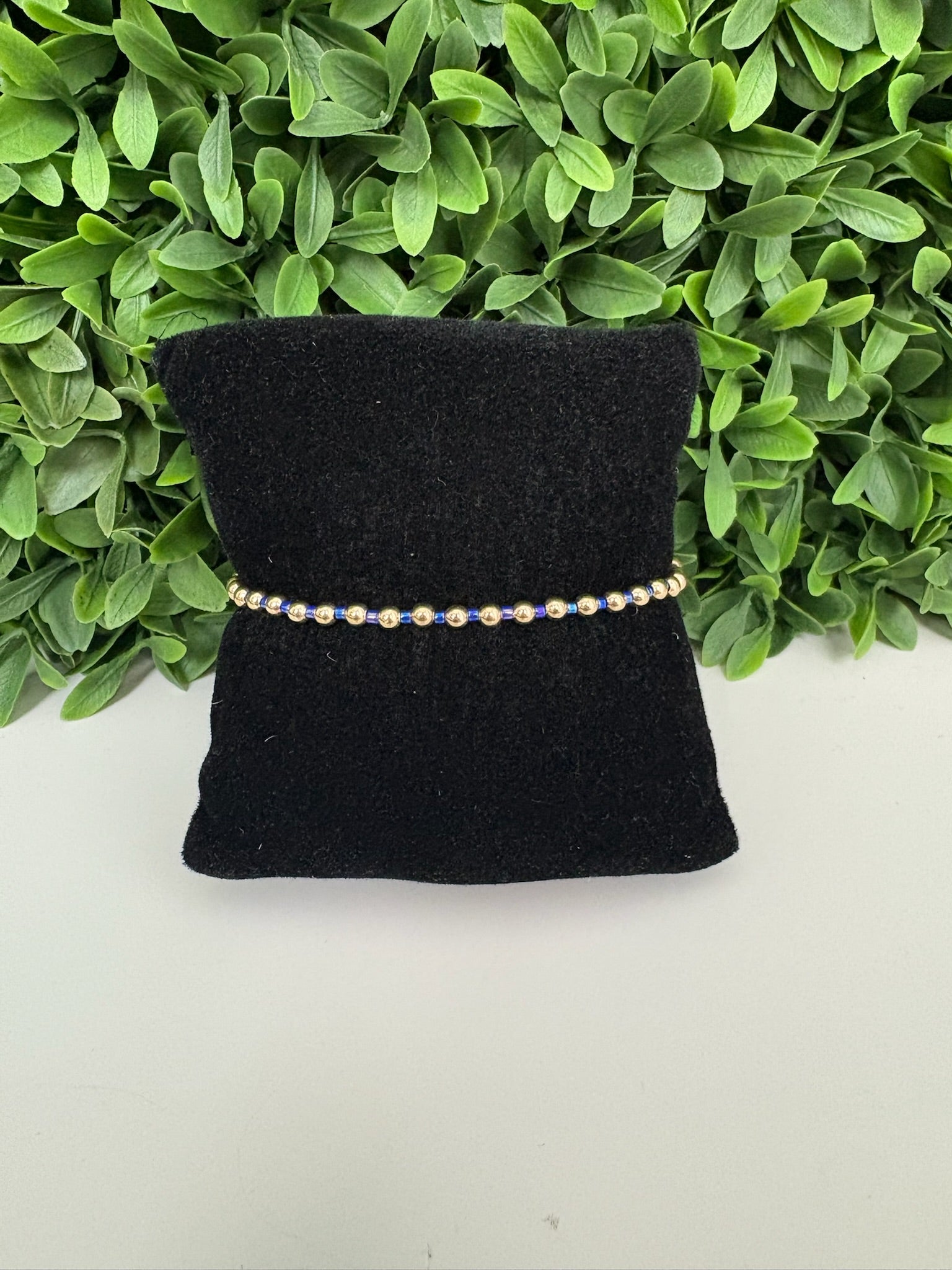 HOPE GRATEFUL BRACELET - BLUE METALLIC