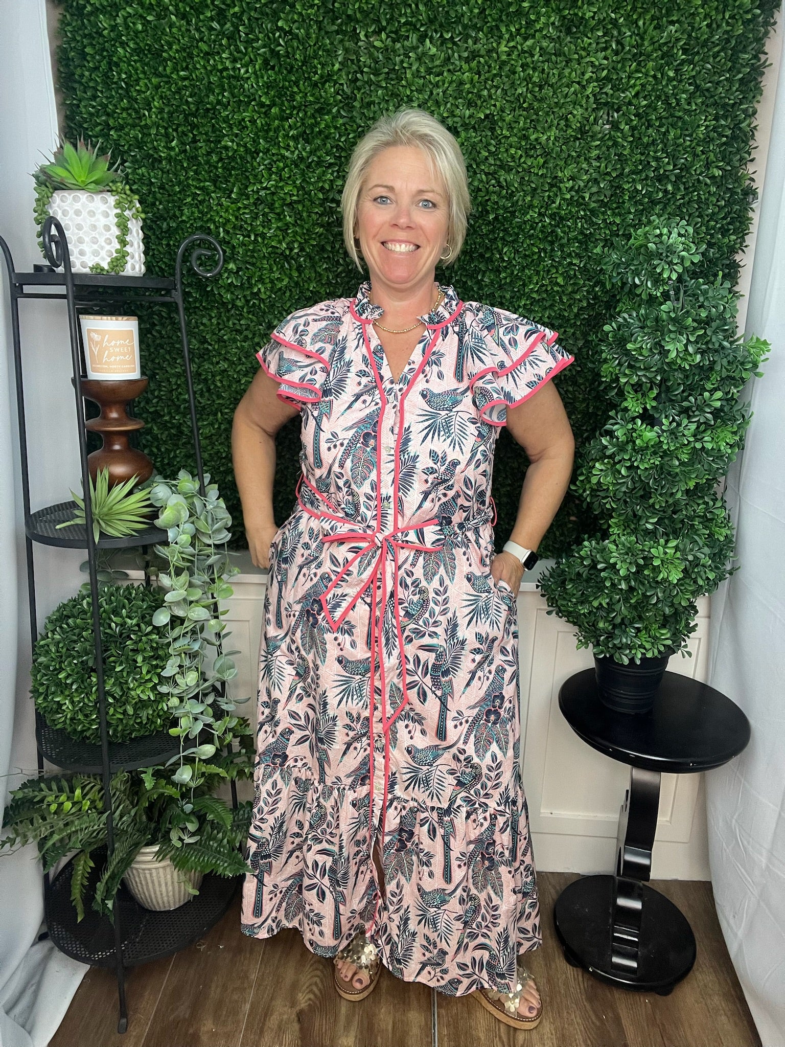 SHORT PUFF SLEEVE DRESS