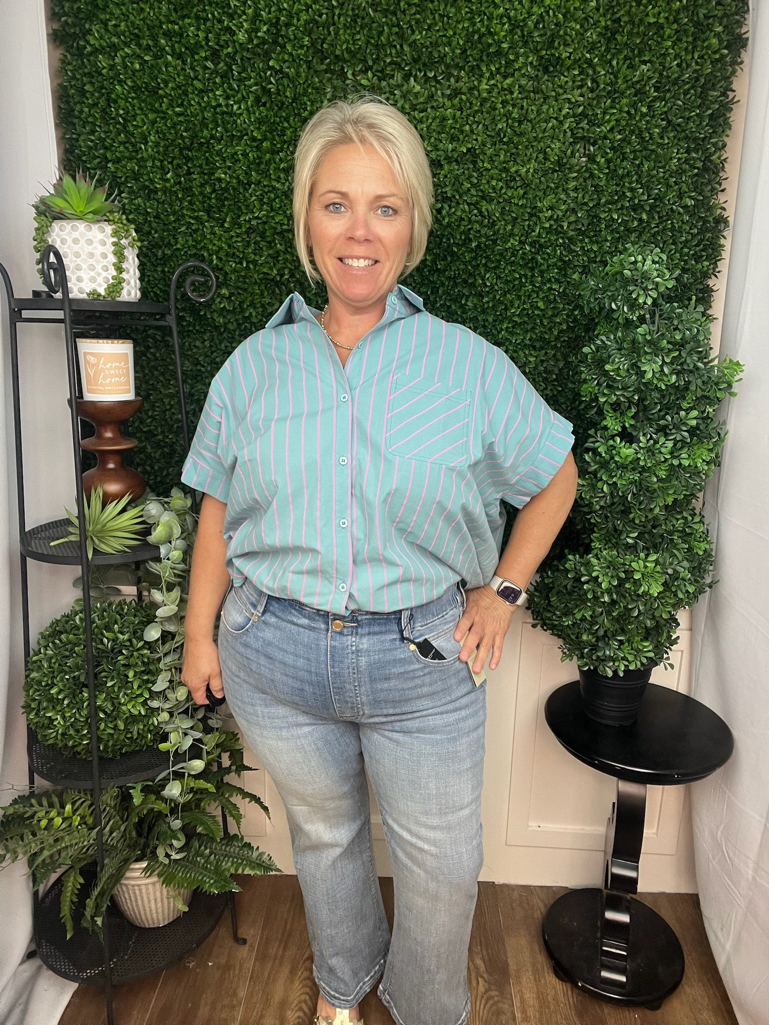 GIA GLIDER CROP FLARE W/TULIP BACK SLIT - BRYCE CANYON