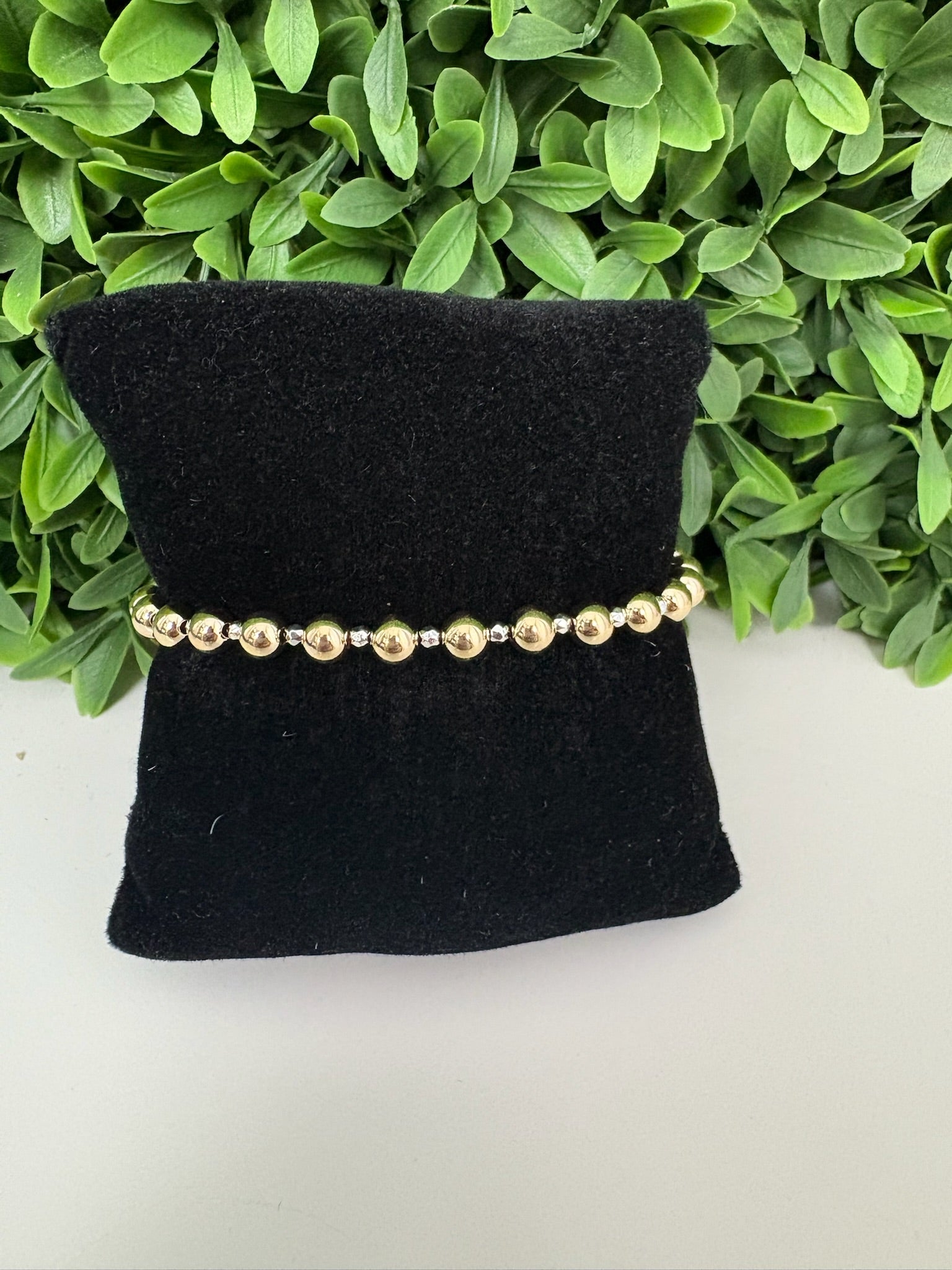 BRIGHT SILVER FACETED HEMATITE GRATEFUL PATTERN 5MM