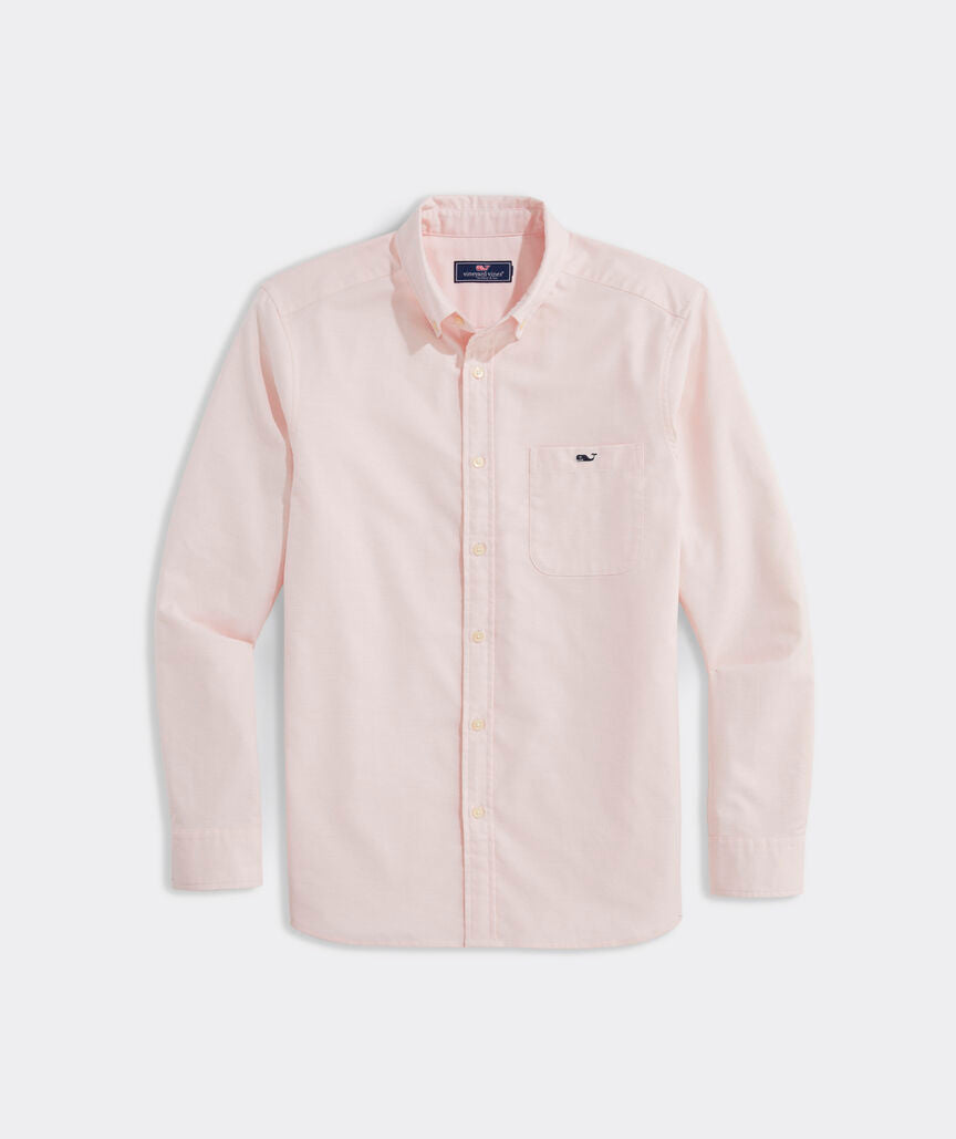 SOLID STRETCH OXFORD - PINK BLOSSOM