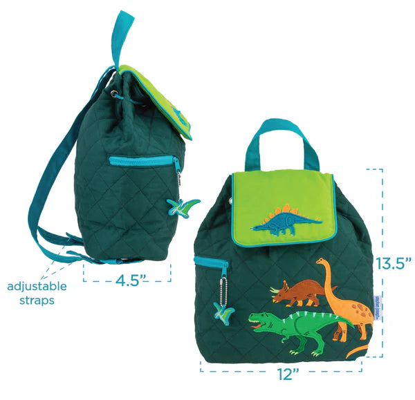 QUILTED BACKPACK DINO