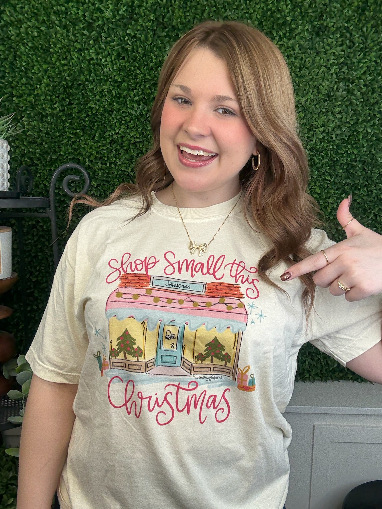 SHOP SMALL JERNIGANS SS TEE- IVORY