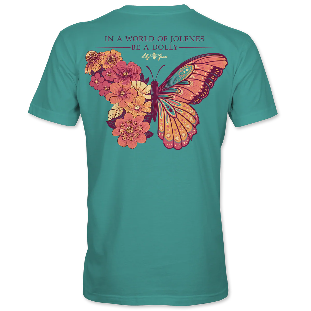 DOLLY BUTTERFLY SS SEAFOAM