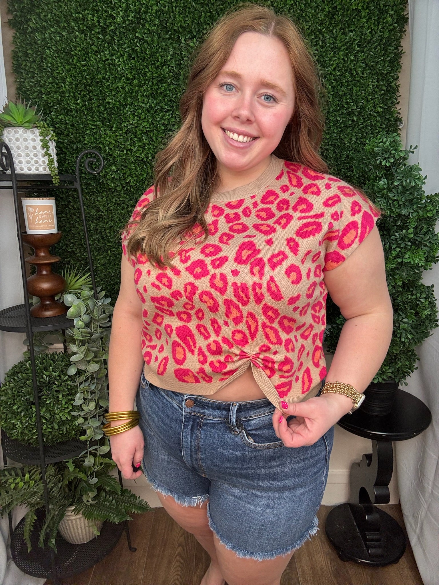 SHORT SLEEVE SWEATER