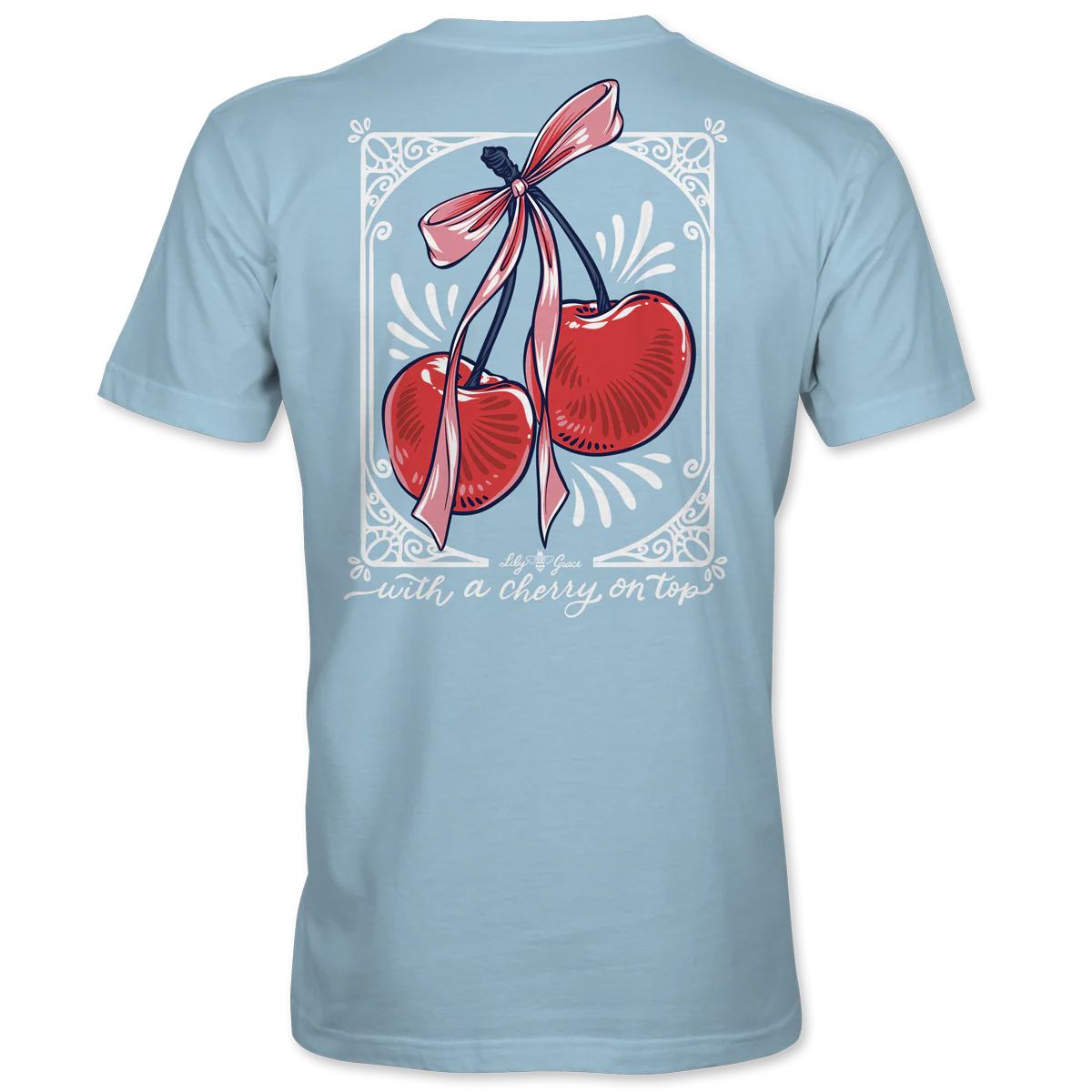 CHERRY ON TOP SS CHAMBRAY