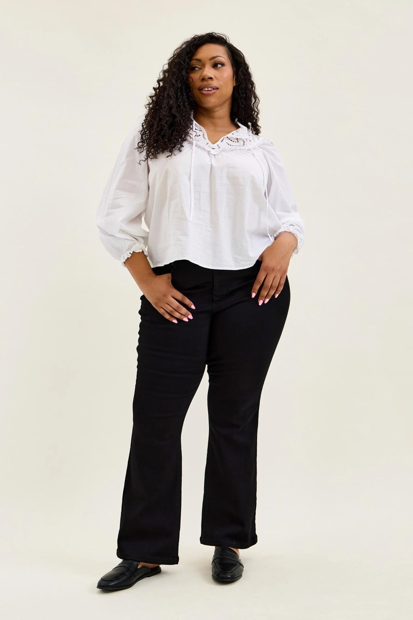 Black Bootcut Jeans
