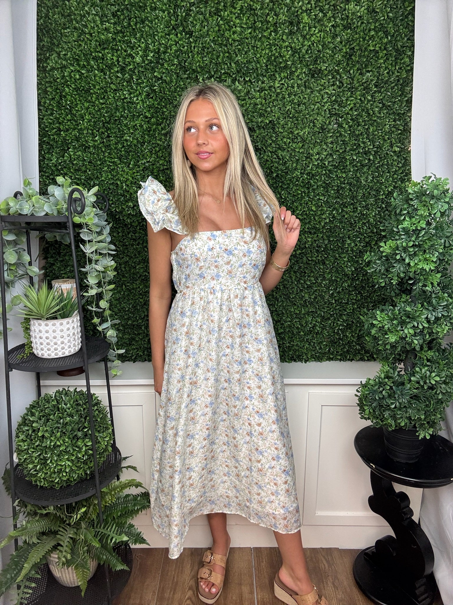 Romantic Floral Summer Sundress